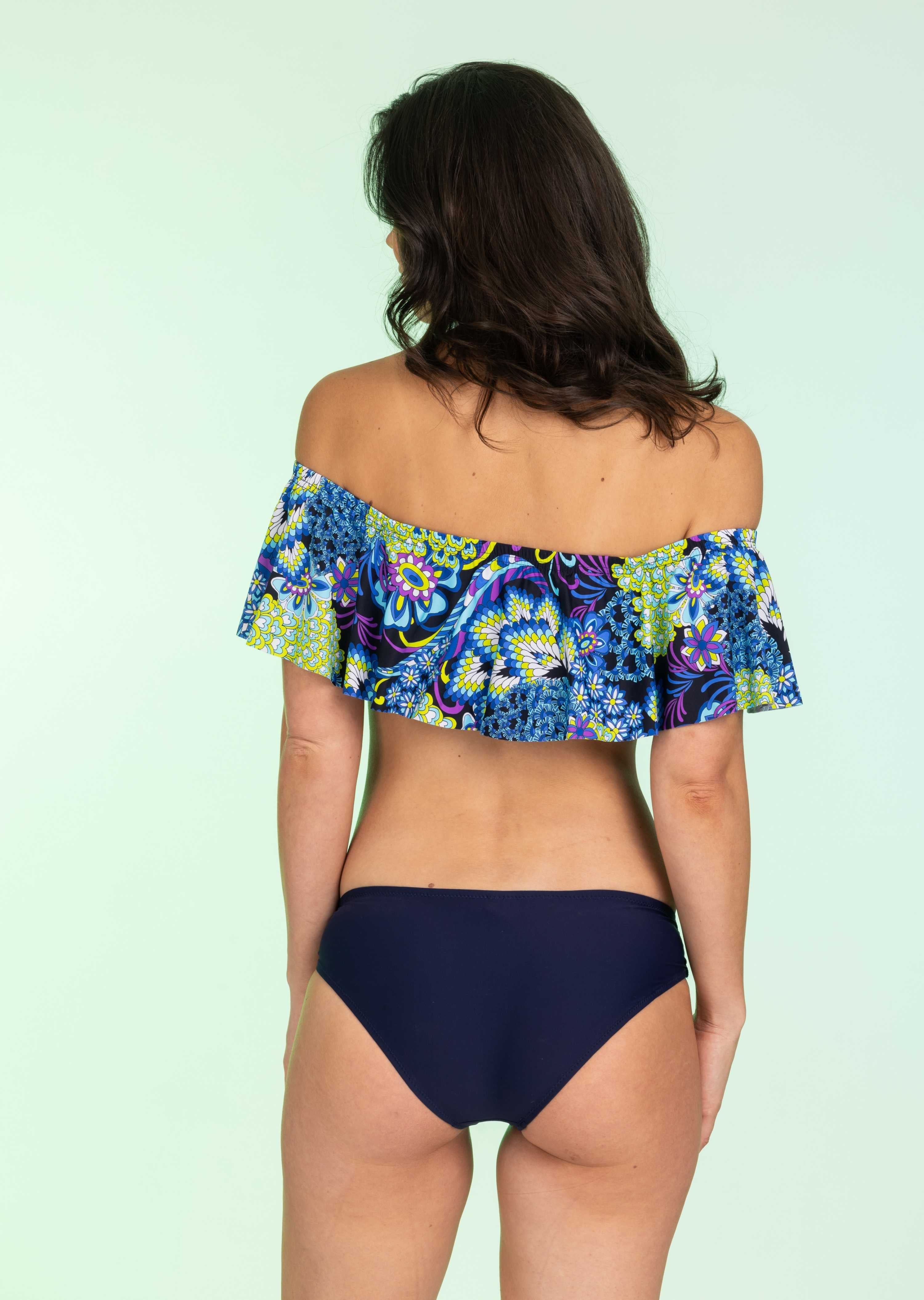 Palermo Off Shoulder Print Flounce (PM-125)