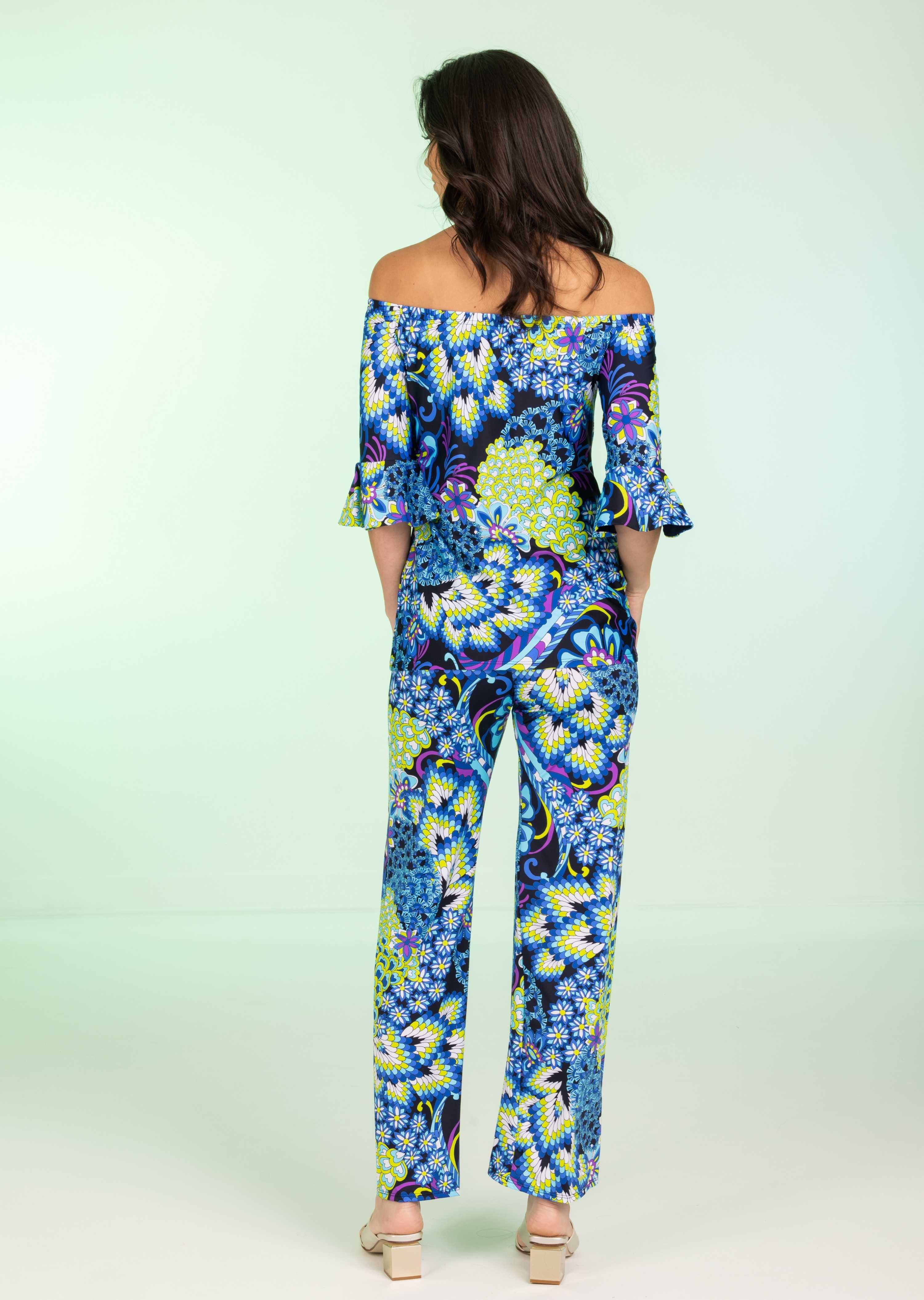 Palermo Off Shoulder Top with Bell Sleeve (PM-663)