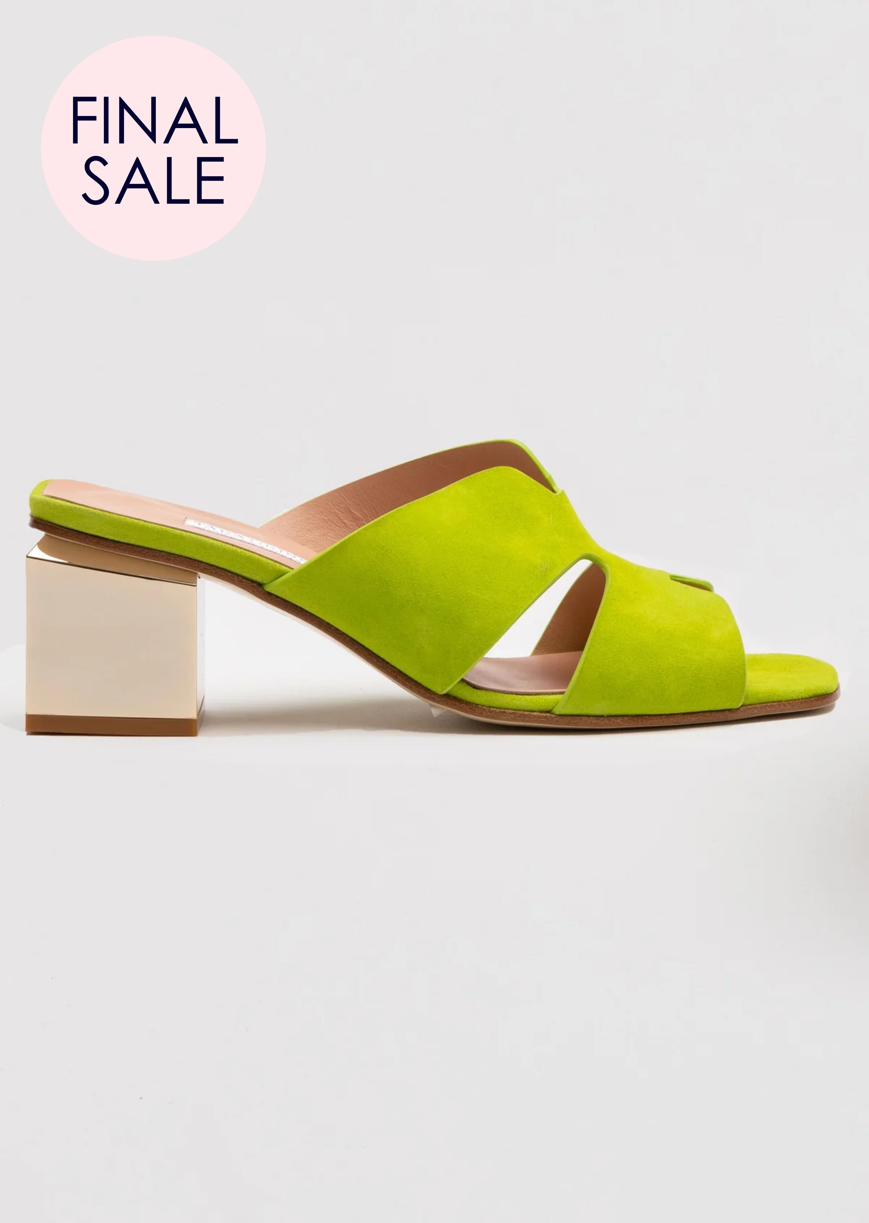 The Delaney Vamp (Citron Suede)