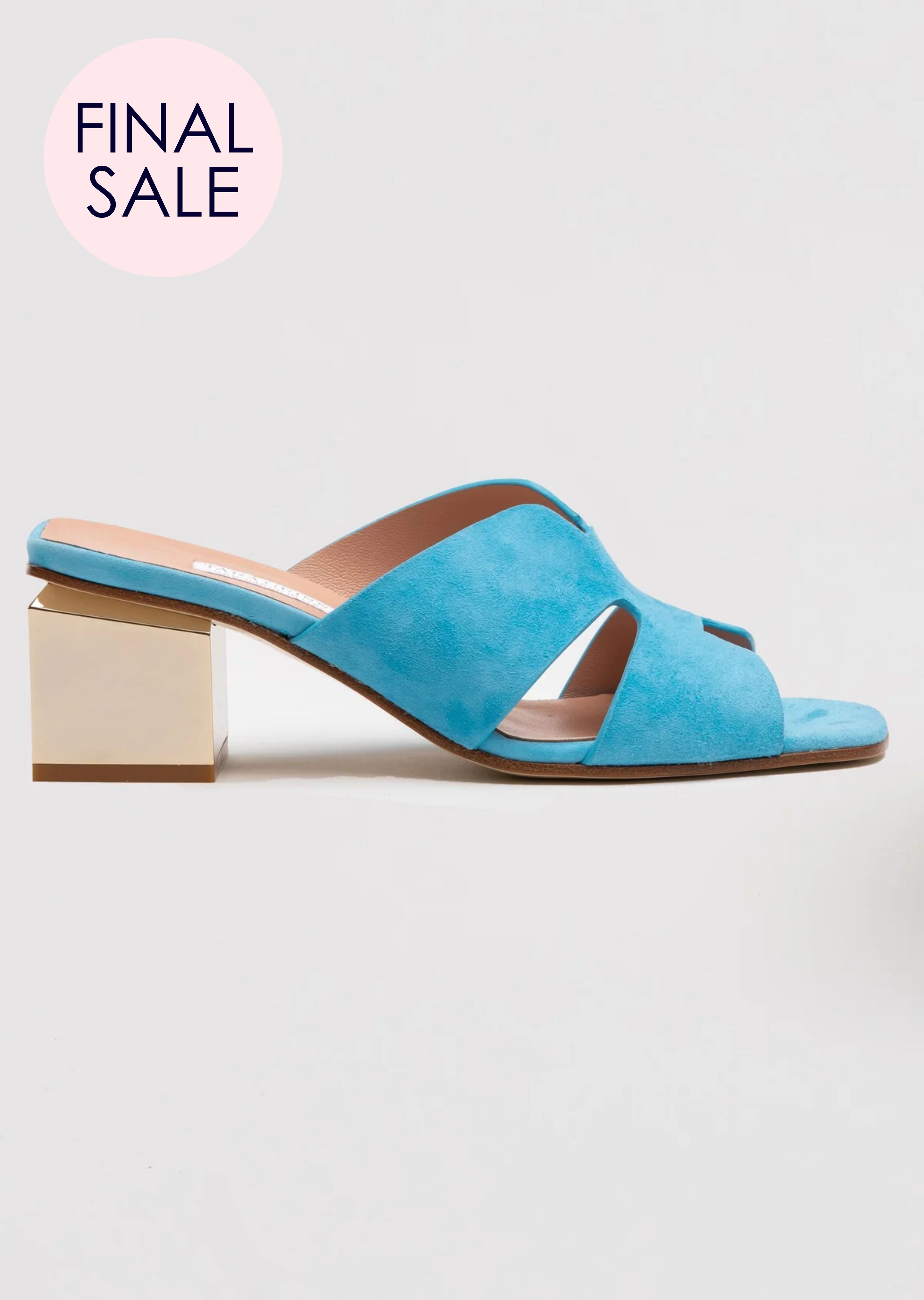 The Delaney Vamp (Turquoise Suede)