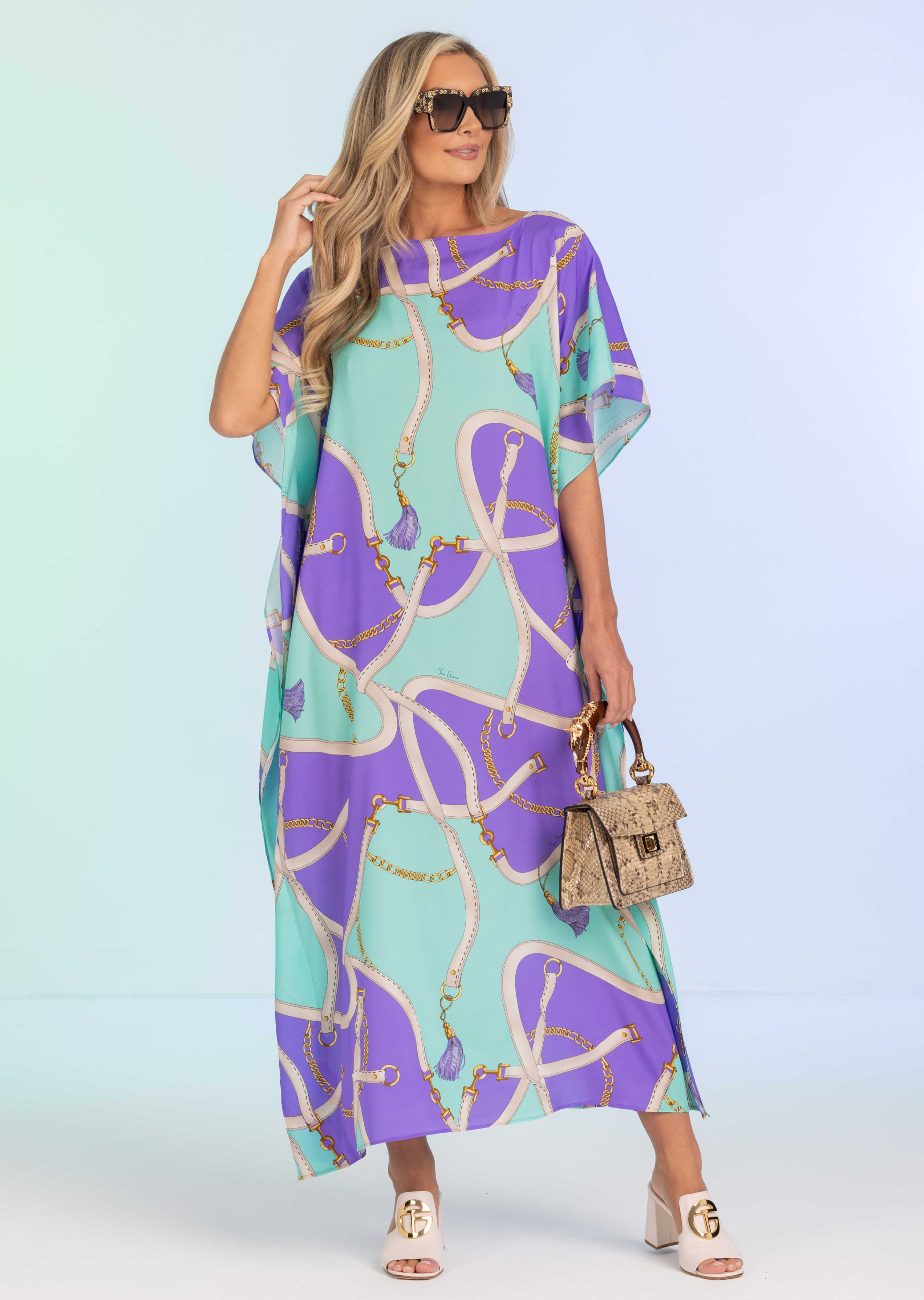 Avignon Long Kaftan (AI-660BL)