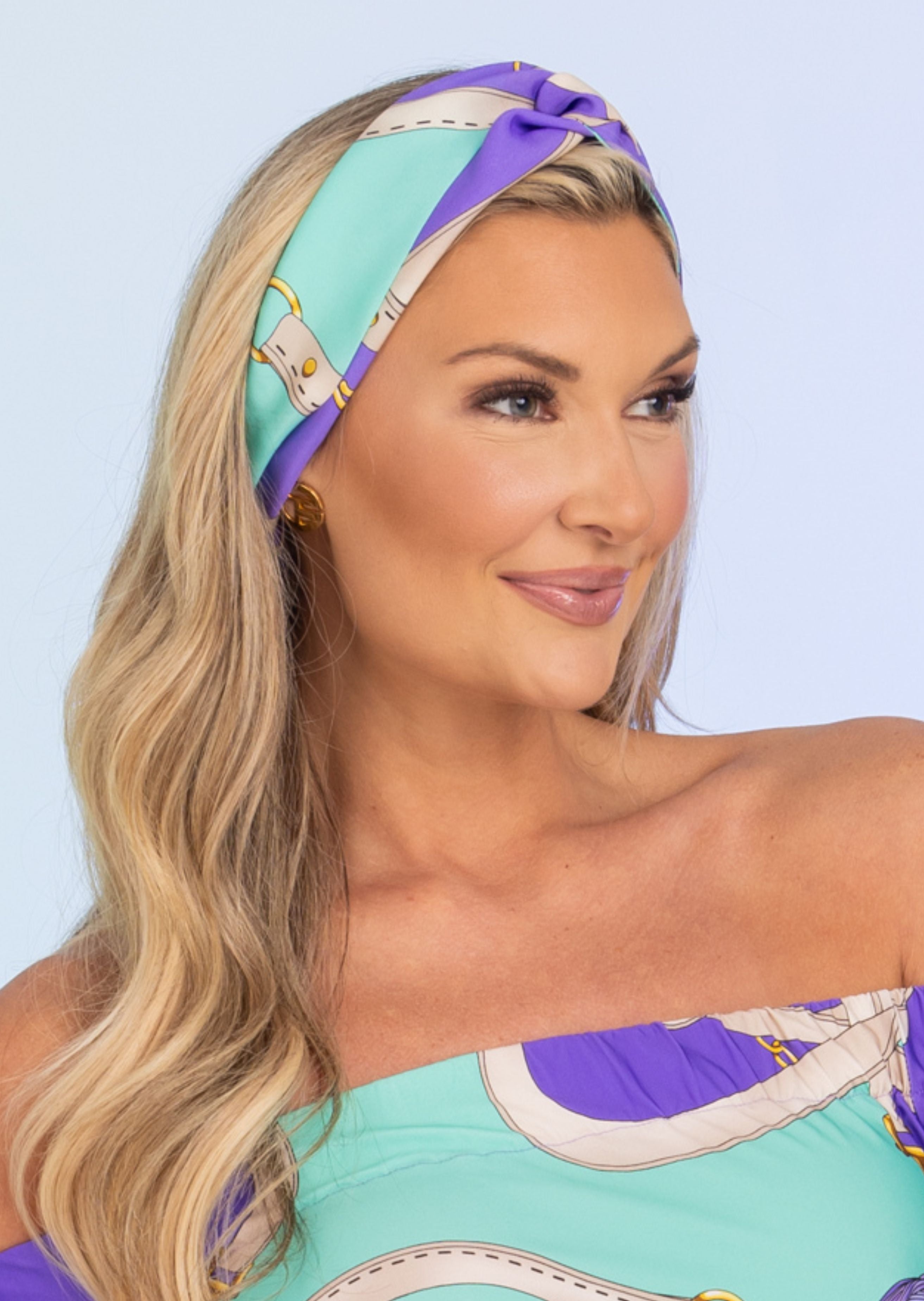 Avignon Silk Twist Elastic Headband (AI-578)