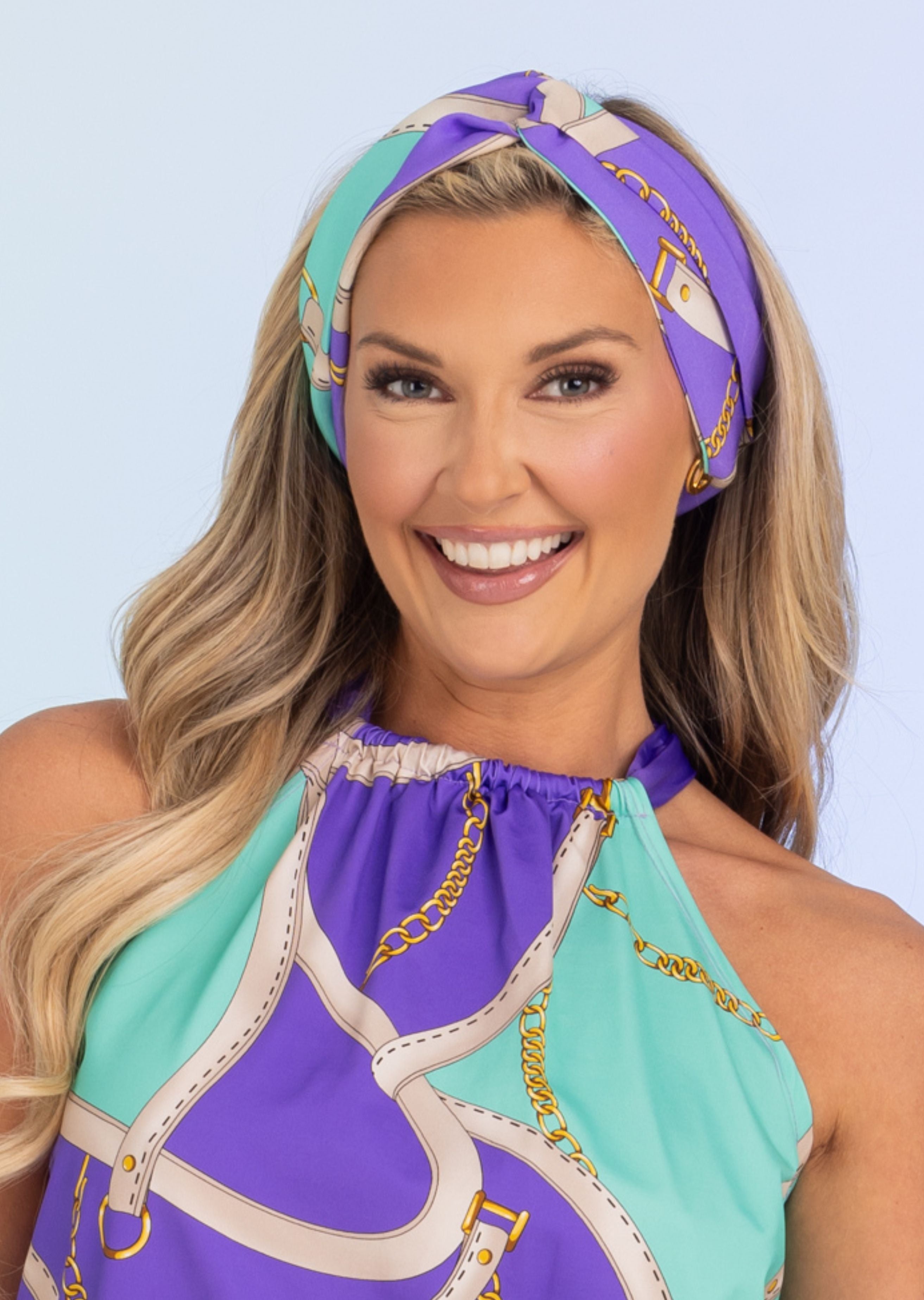 Avignon Silk Twist Elastic Headband (AI-578)