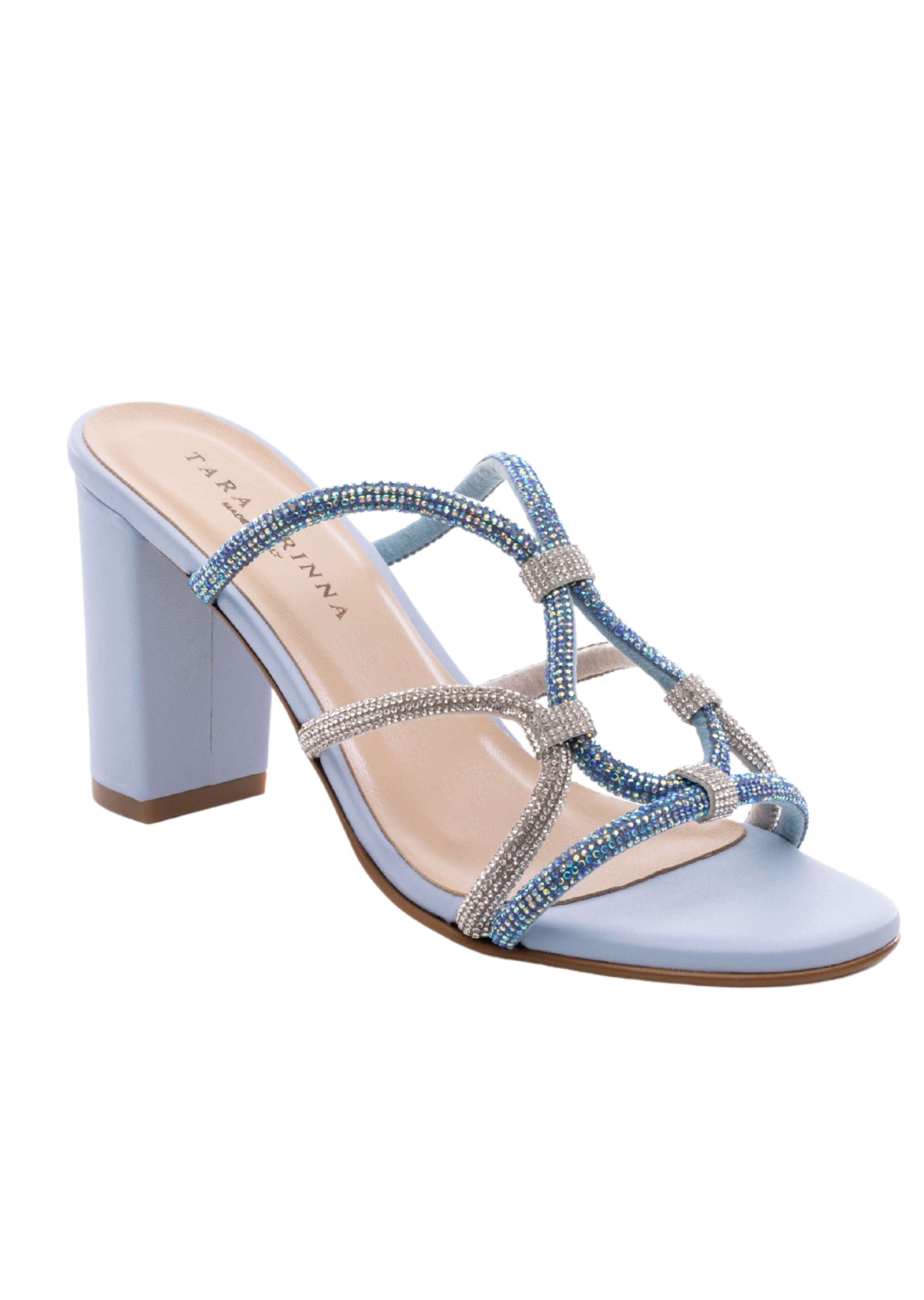 Amara Ice Crystal Wrap Heel