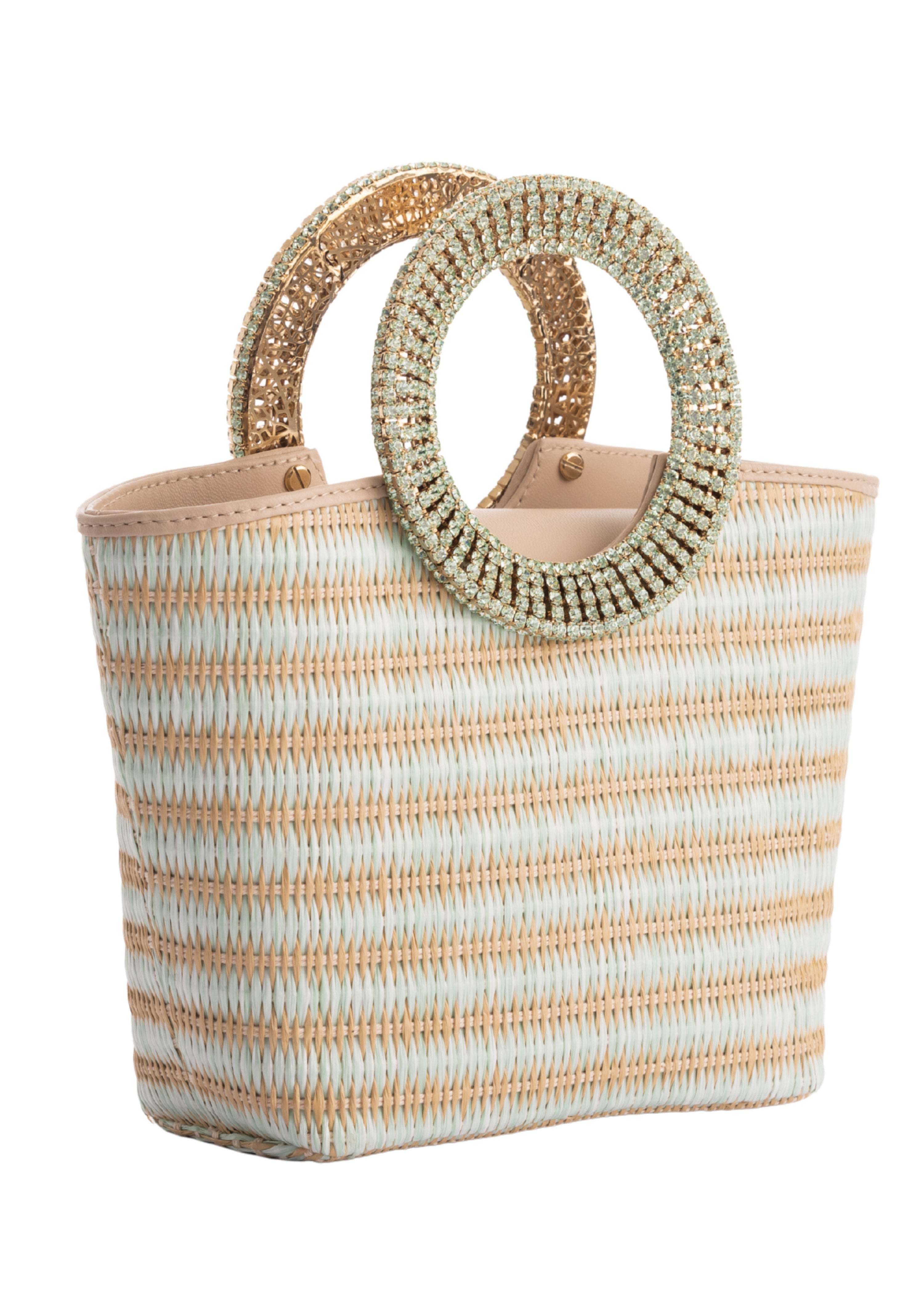 Attina Bag with Crystal Handle (81101)