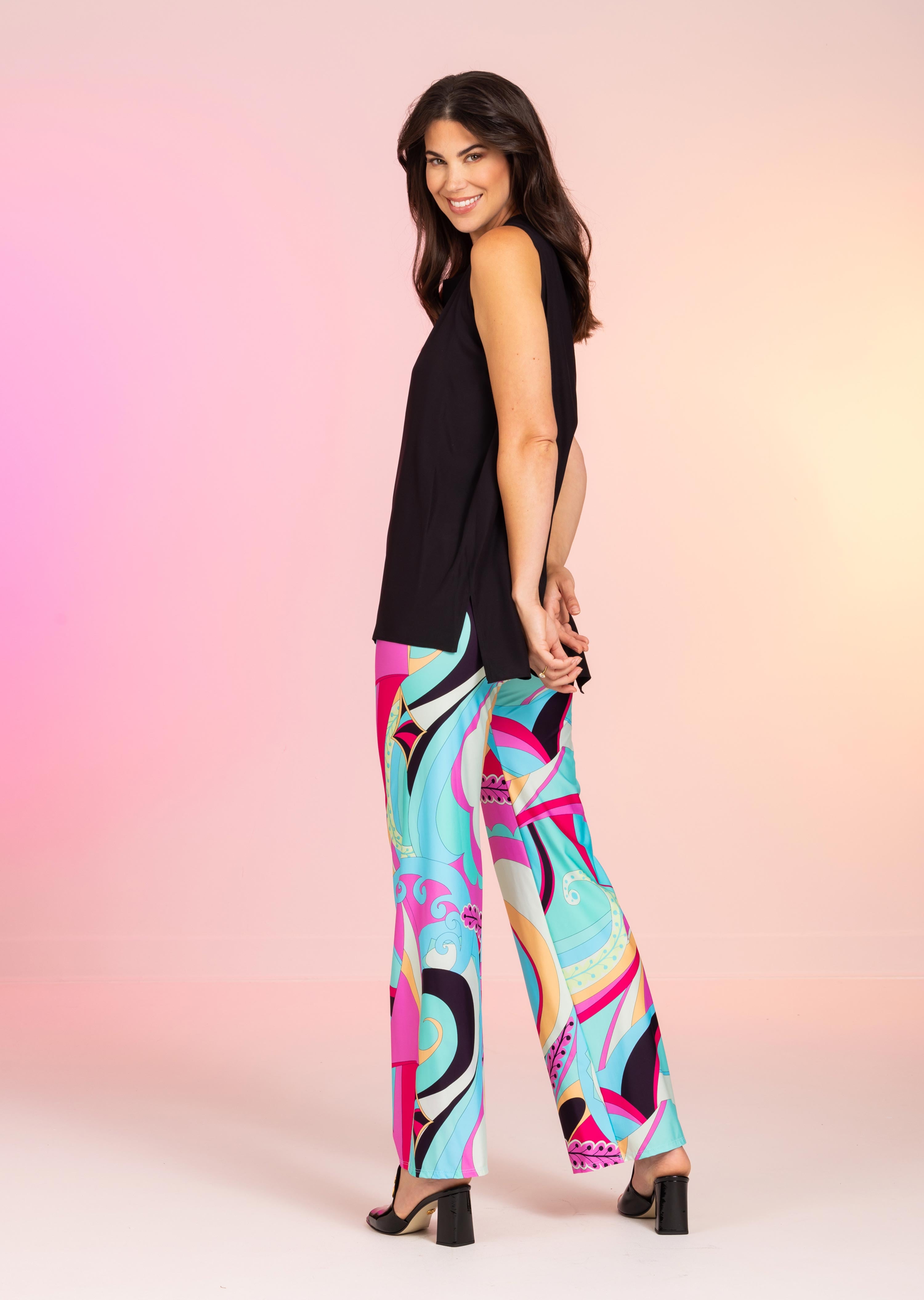 Black Solid Silk Tank Top (611)