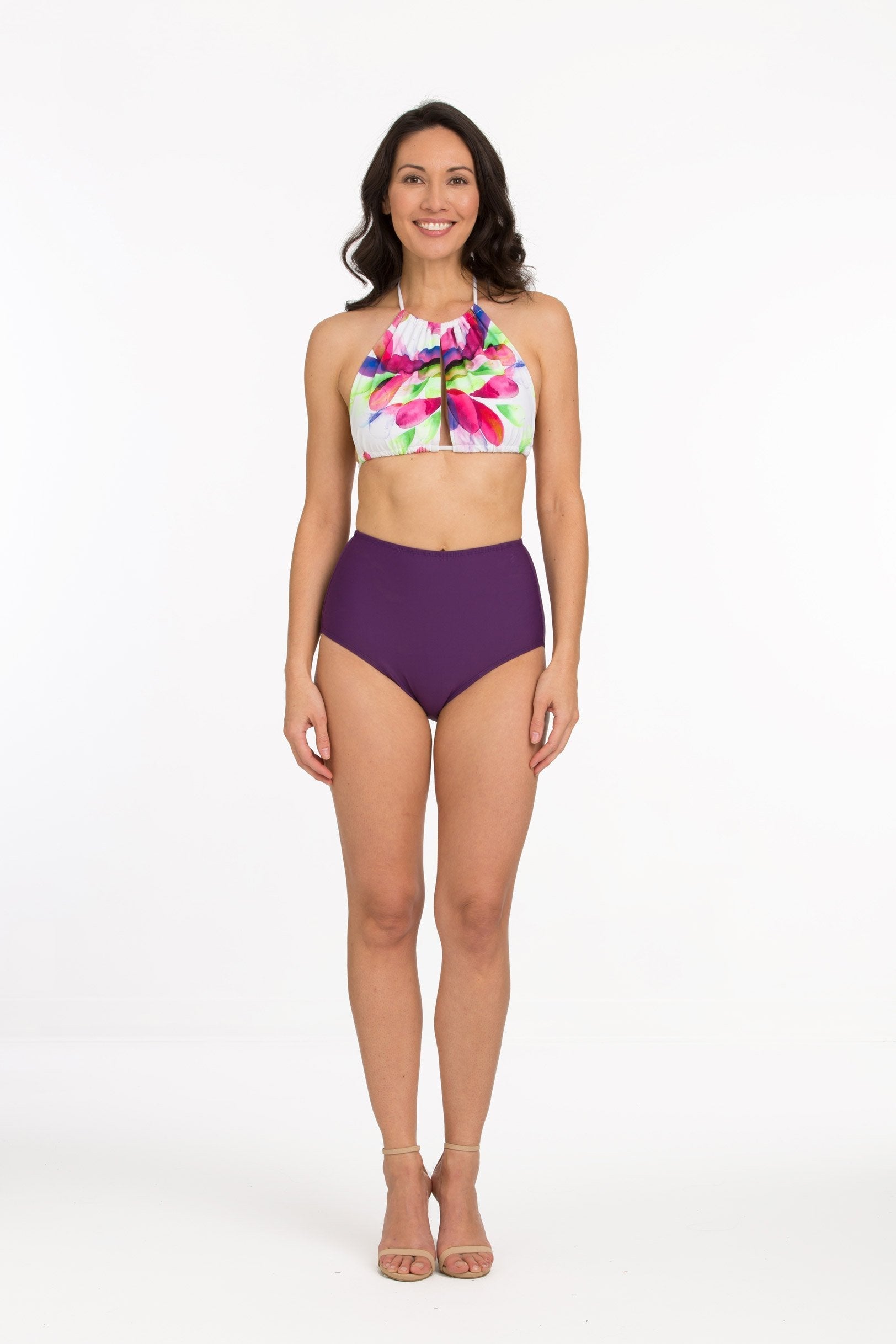 Purple High Rise Solid Bottom (Style 229)