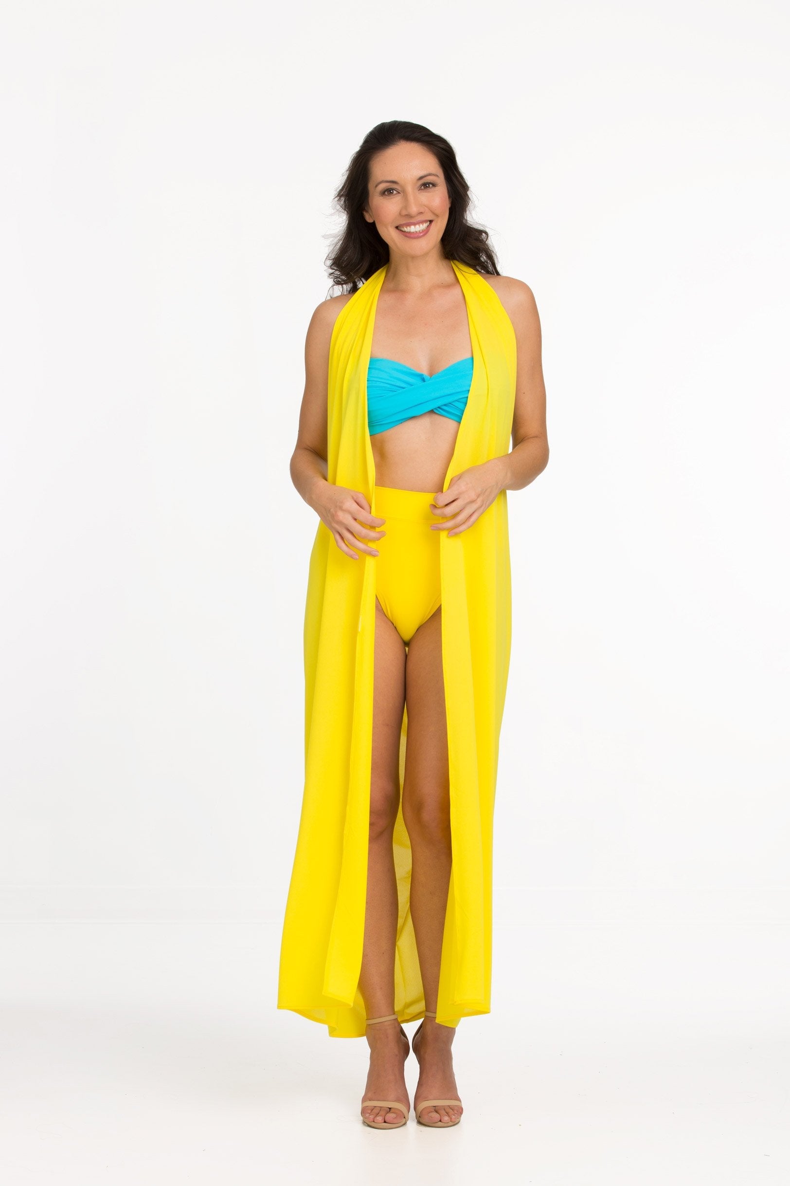 Sunburst Full Panel Pareo Cover Up (406)