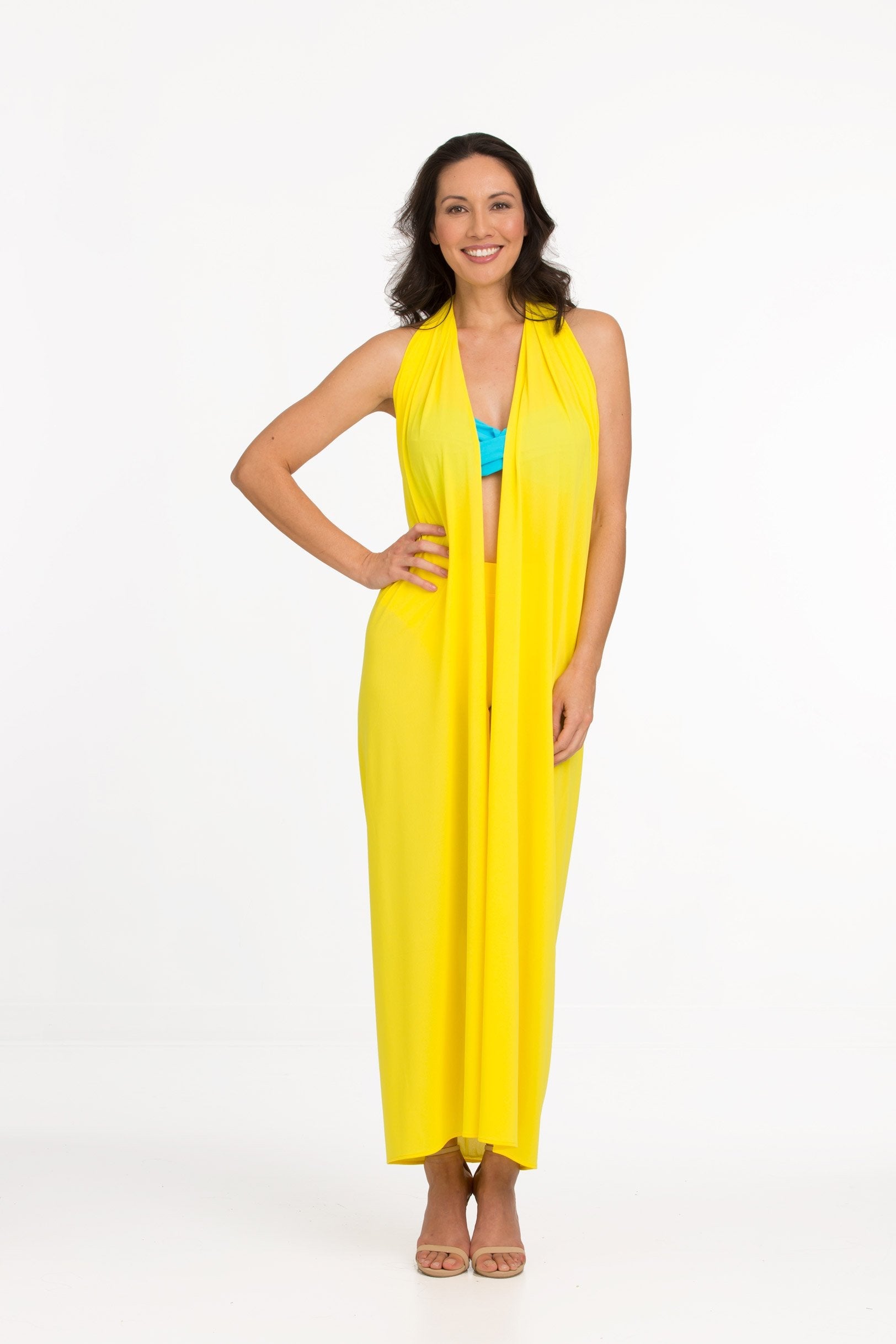 Sunburst Full Panel Pareo Cover Up (406)
