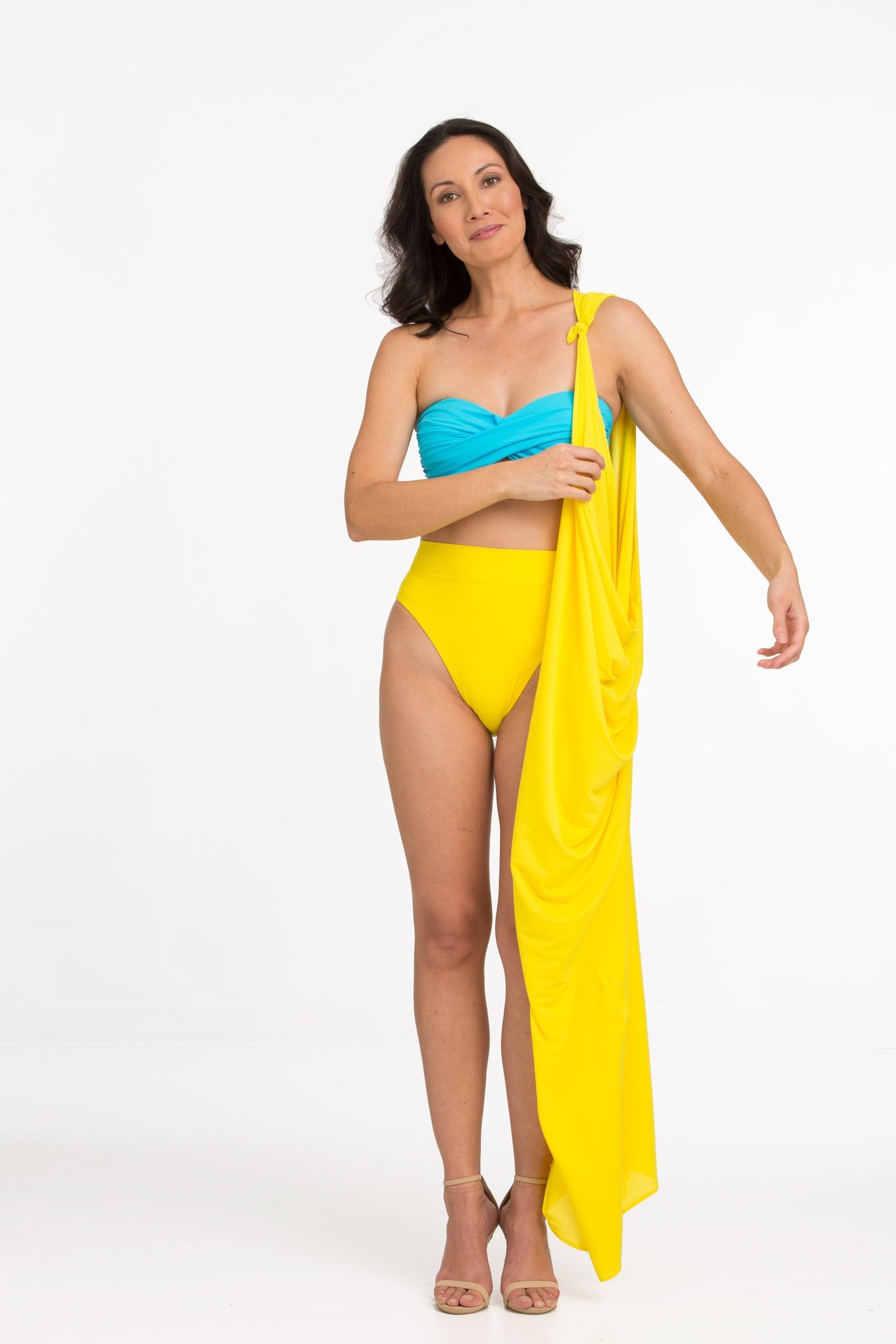 Sunburst Full Panel Pareo Cover Up (406)