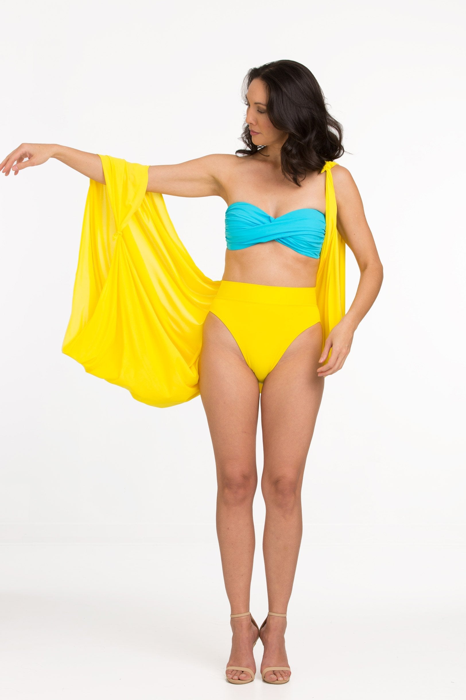 Sunburst Full Panel Pareo Cover Up (406)