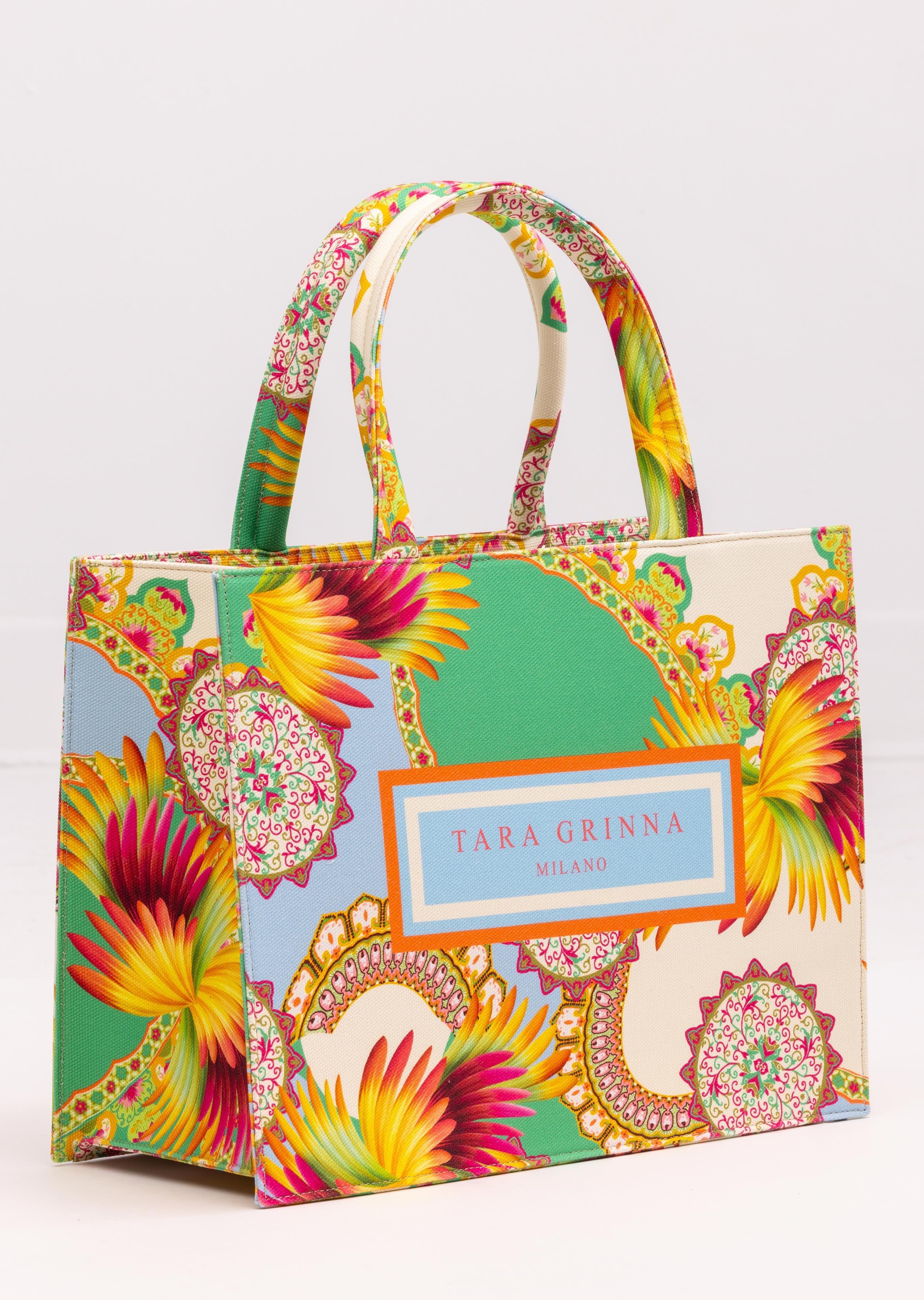 Small Marseille Tara Grinna Canvas Tote Bag (TG-8162)