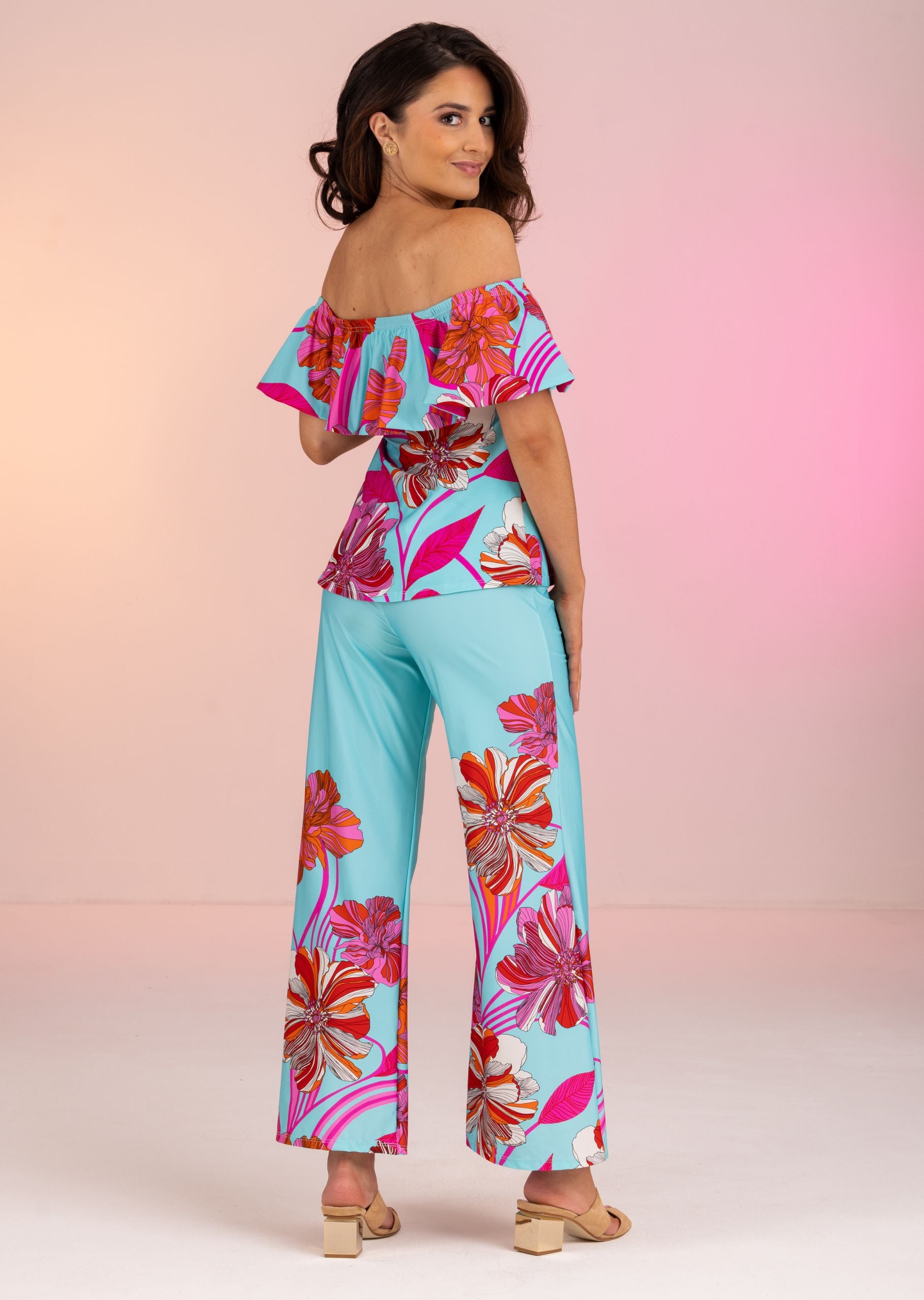 Menton Ankle Palazzo Pant without Cuff (MT-651)