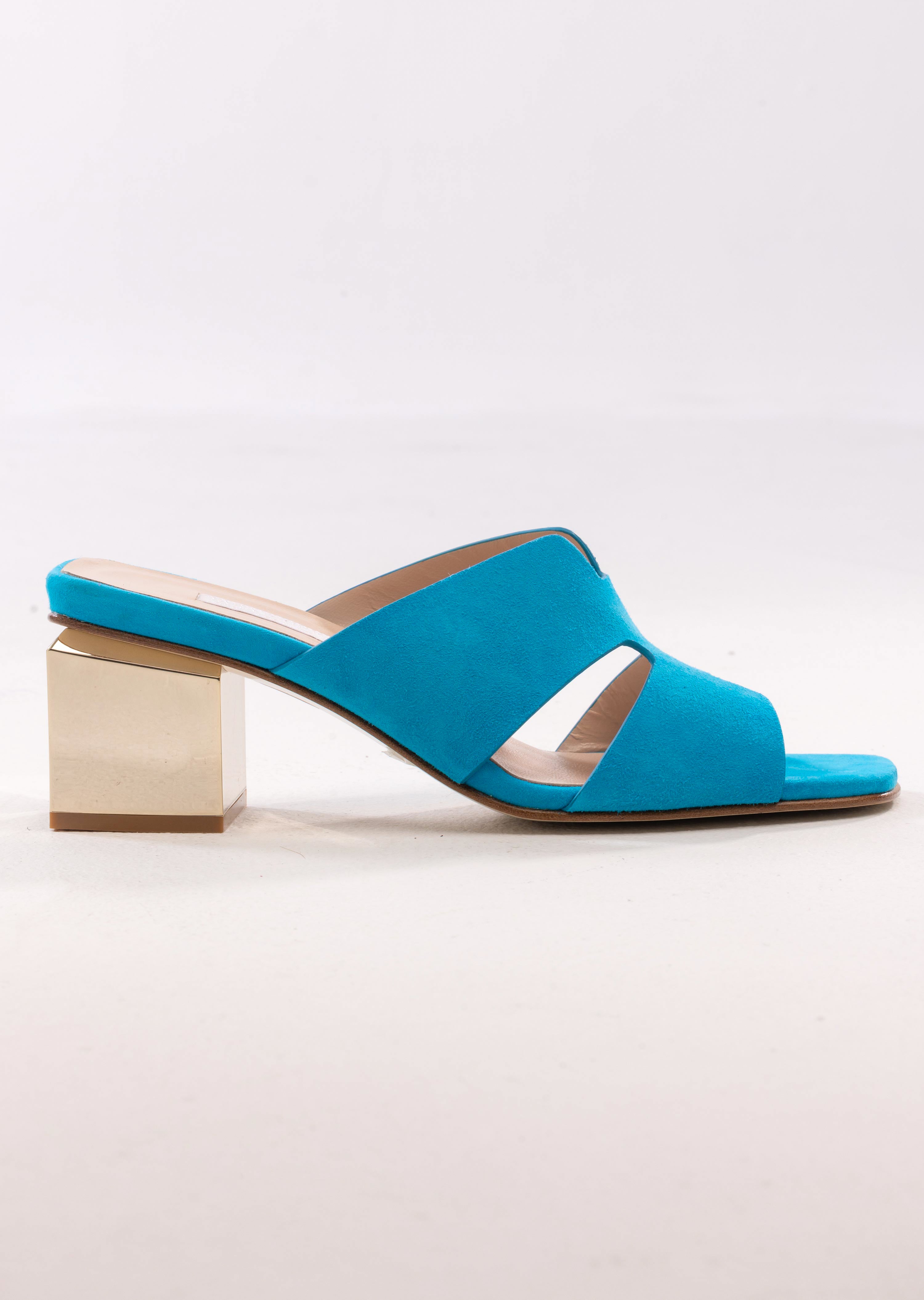 Cerulean Suede Delaney Vamp