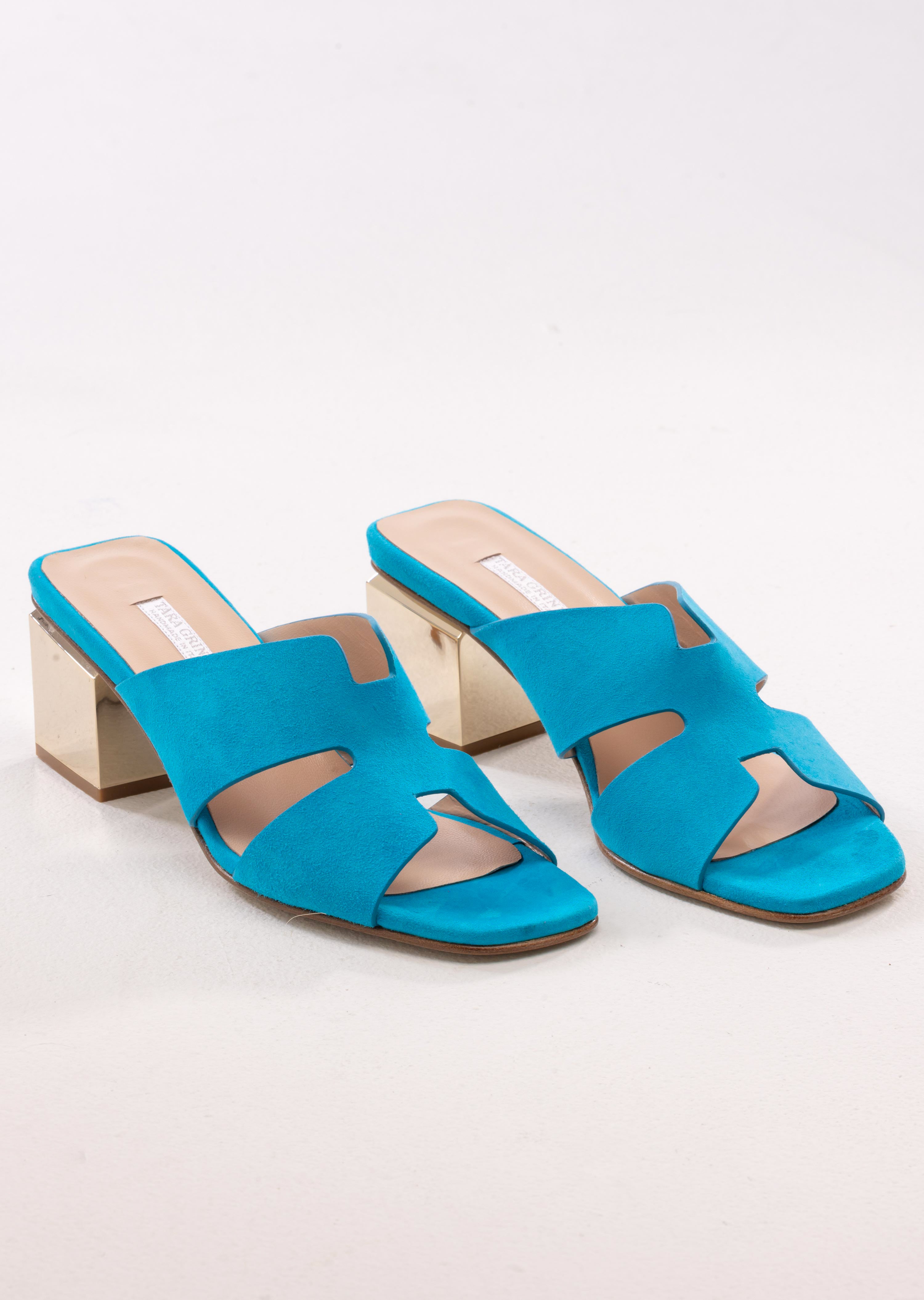 Cerulean Suede Delaney Vamp