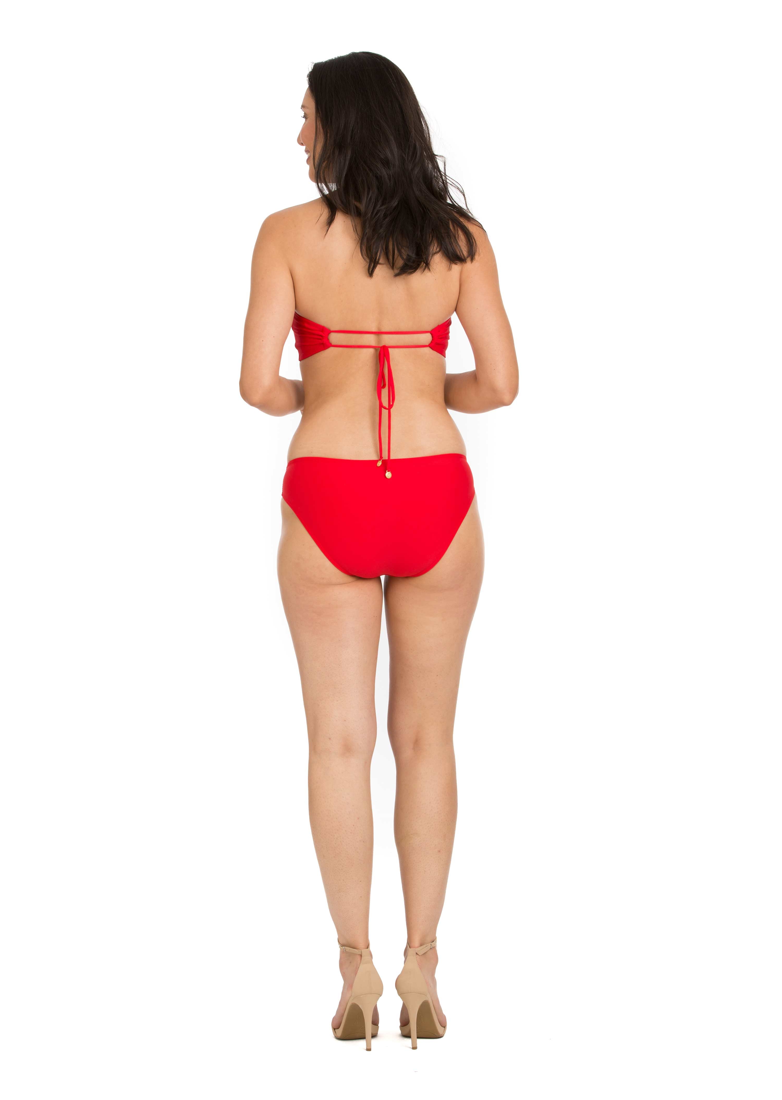 Red Solid Hipster Bottom (Style 206)