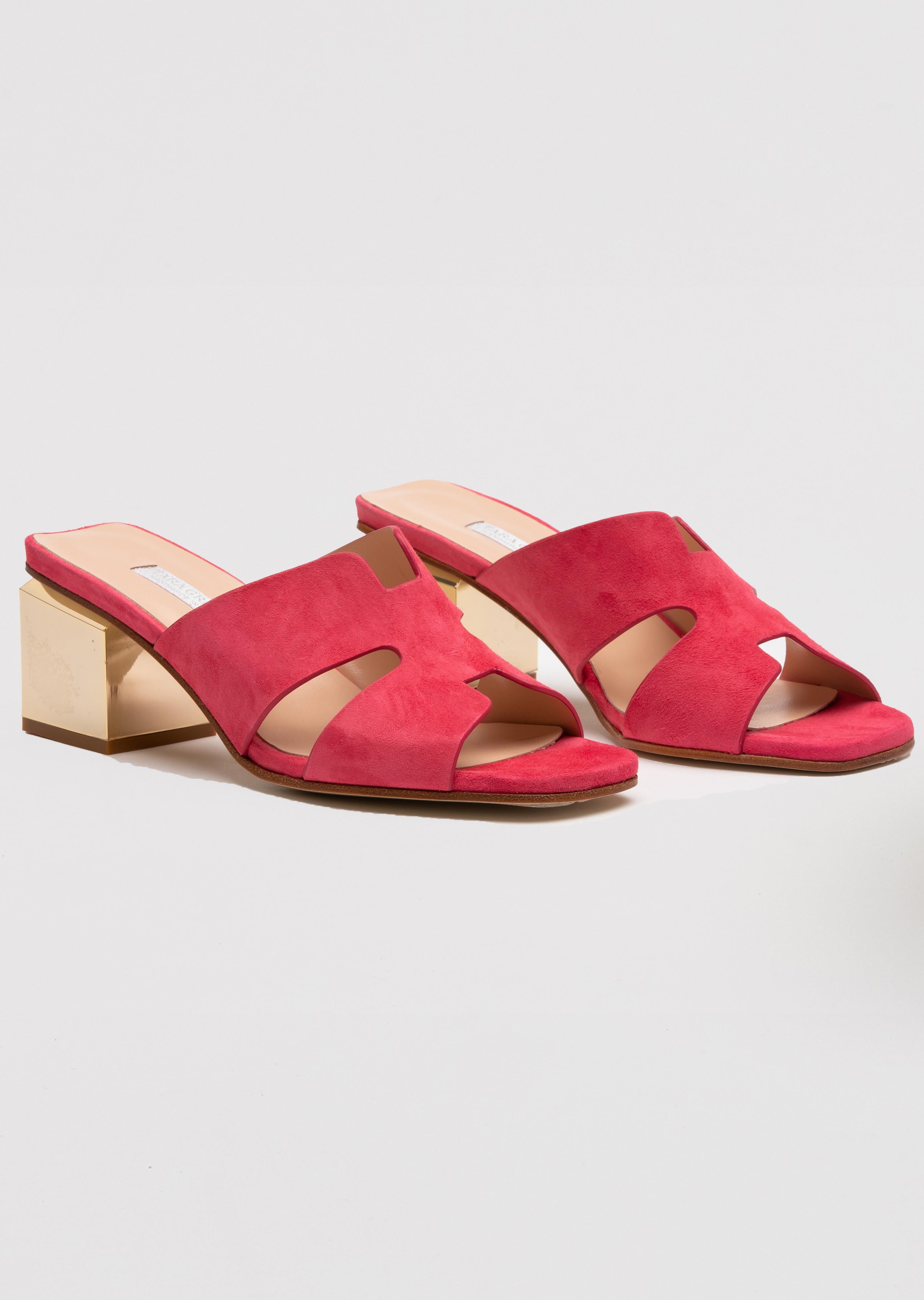 The Delaney Vamp (Geranium Suede)