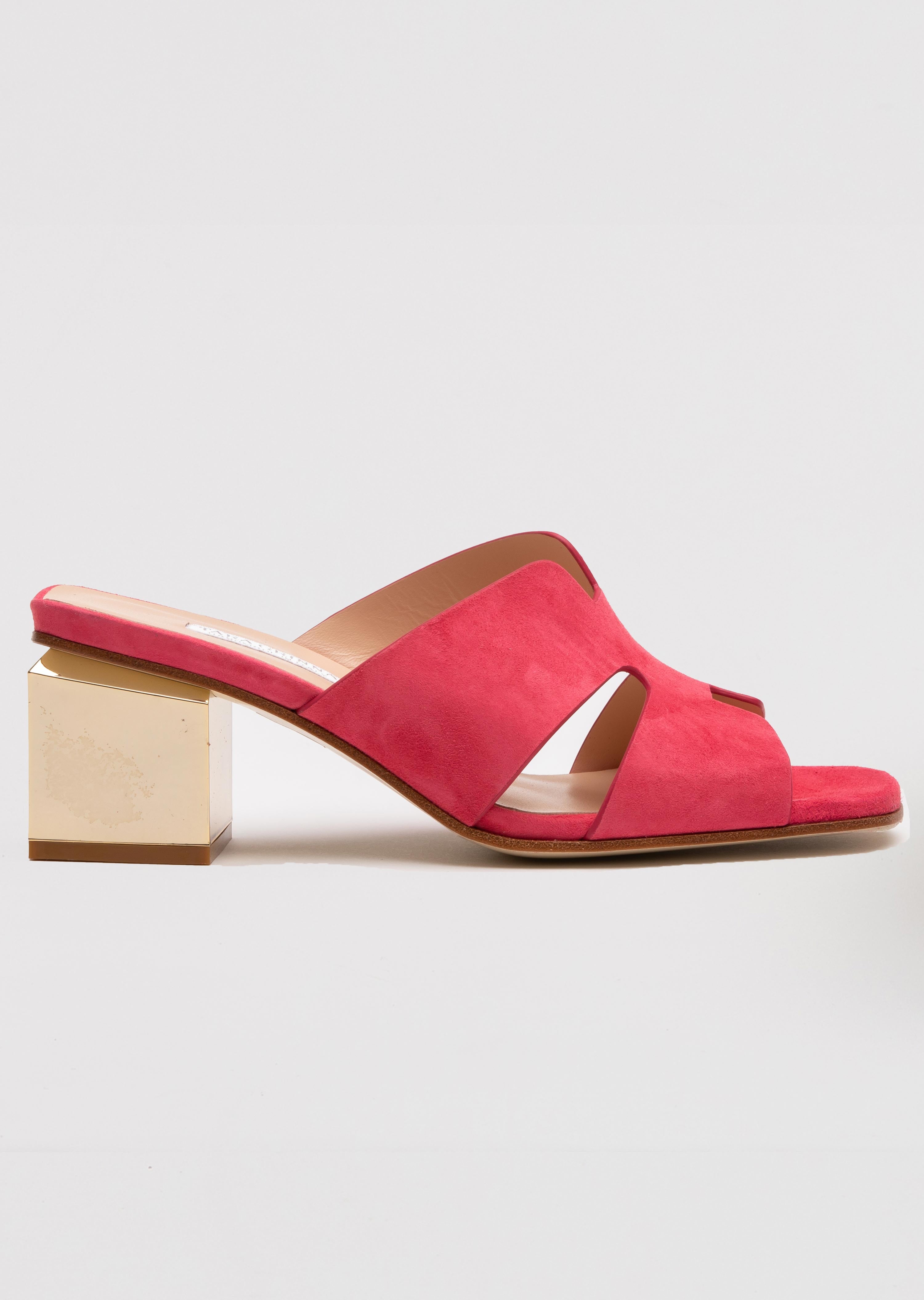 The Delaney Vamp (Geranium Suede)