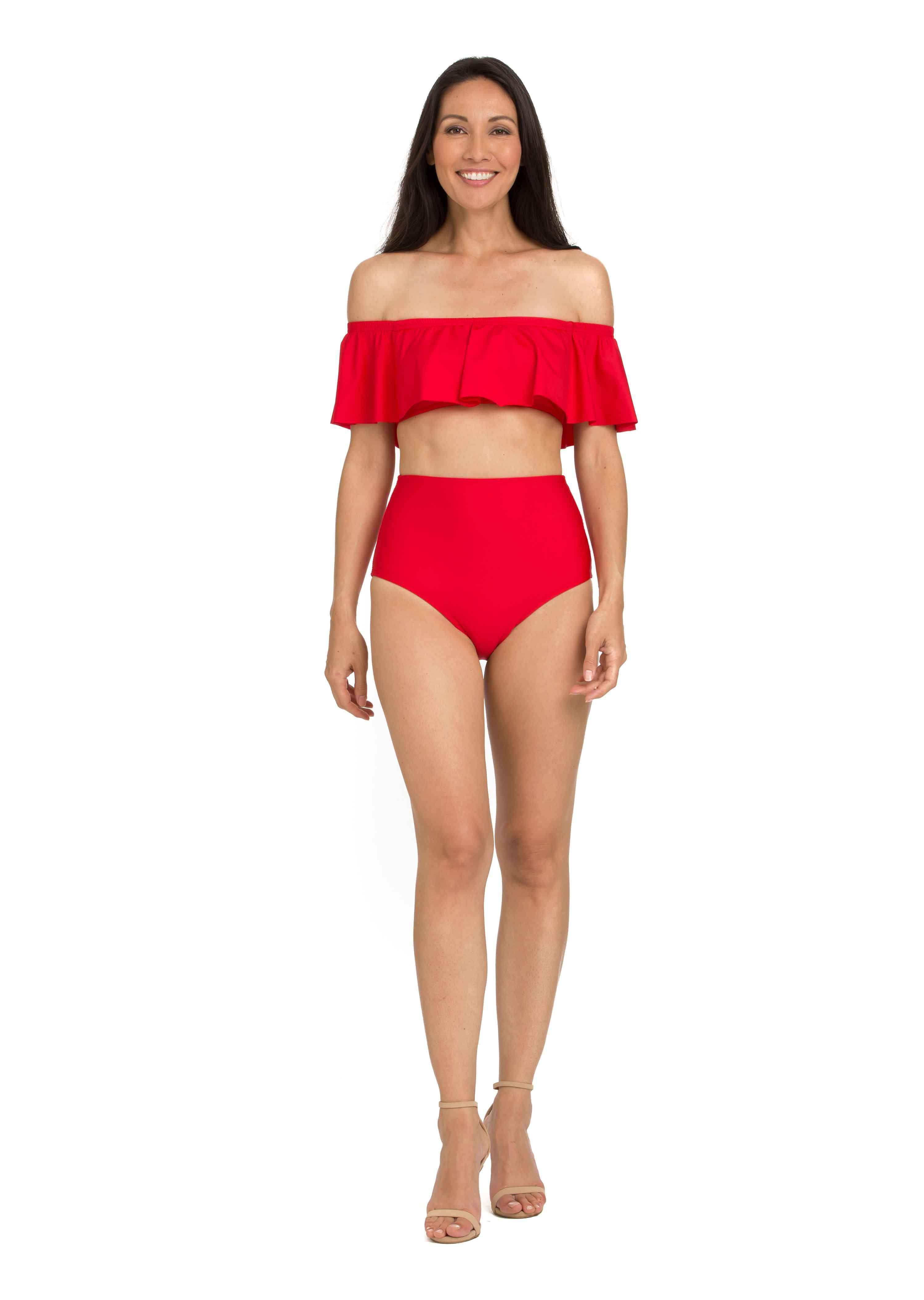 Red High Rise Solid Bottom (Style 229)