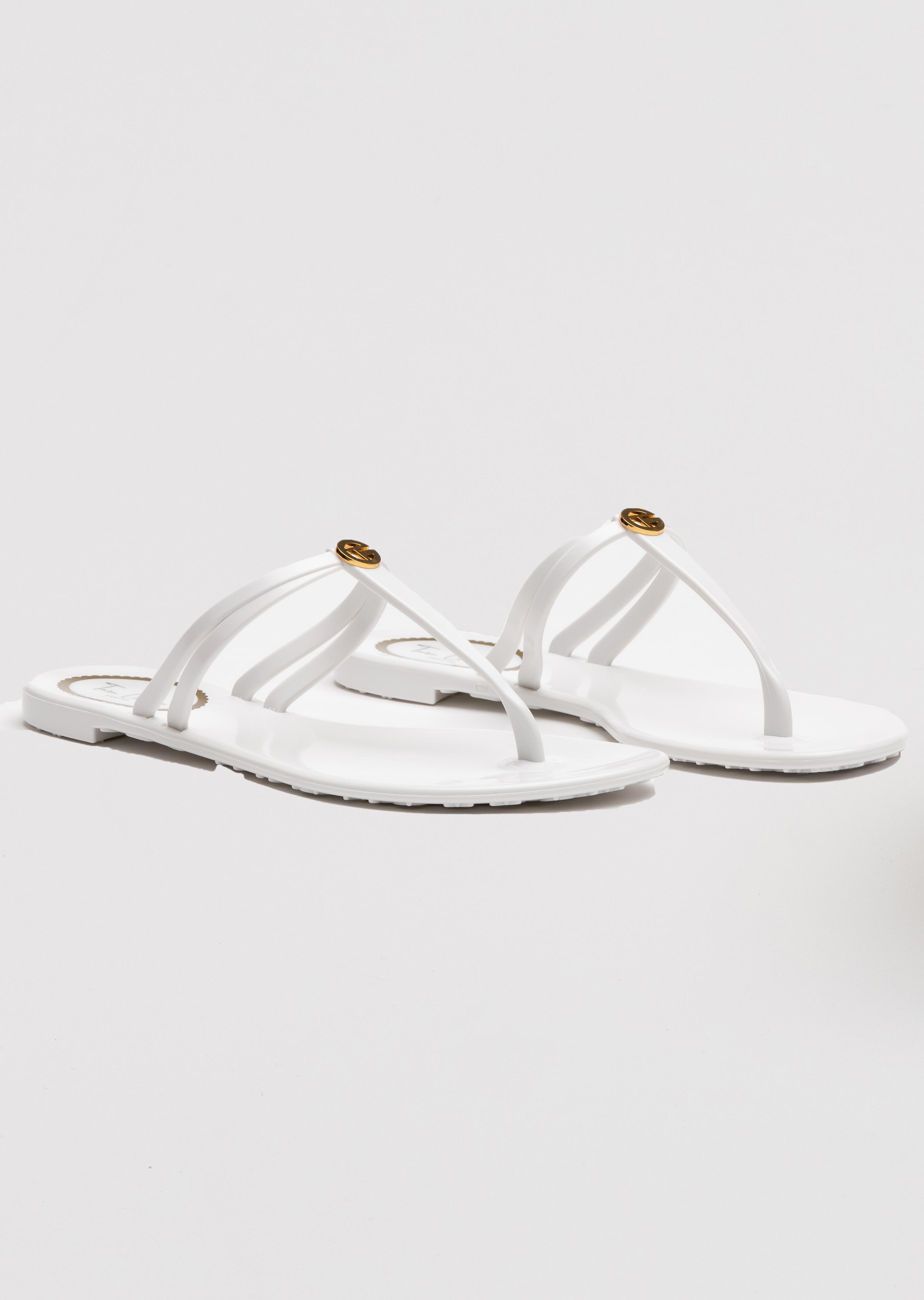 Liliana Cross Jelly Sandals