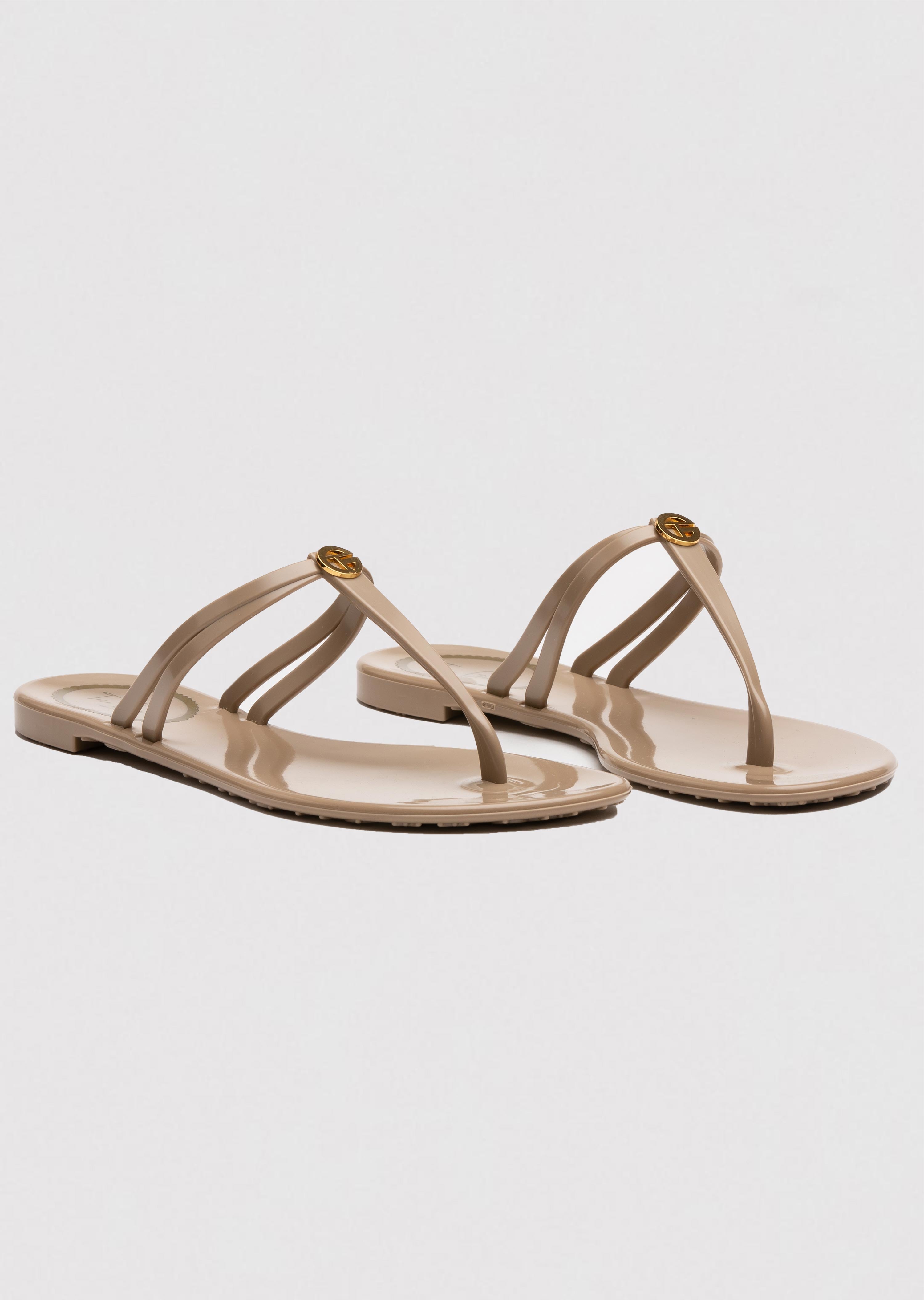 Liliana Cross Jelly Sandals