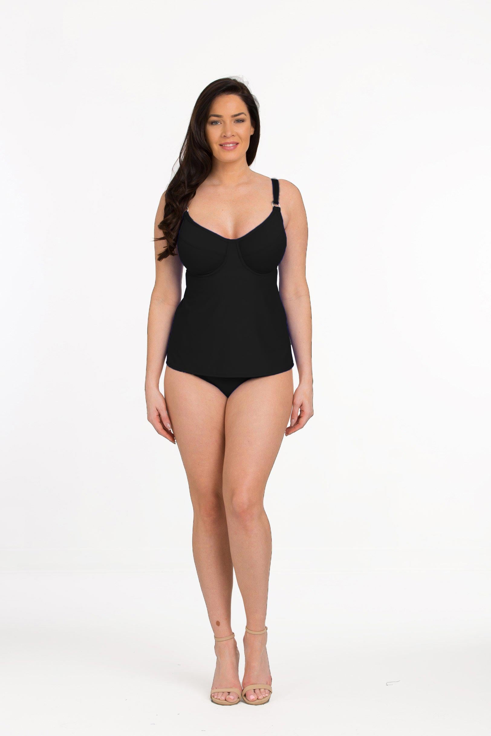 Underwire Bra Tankini with Apron Back (Style 112)