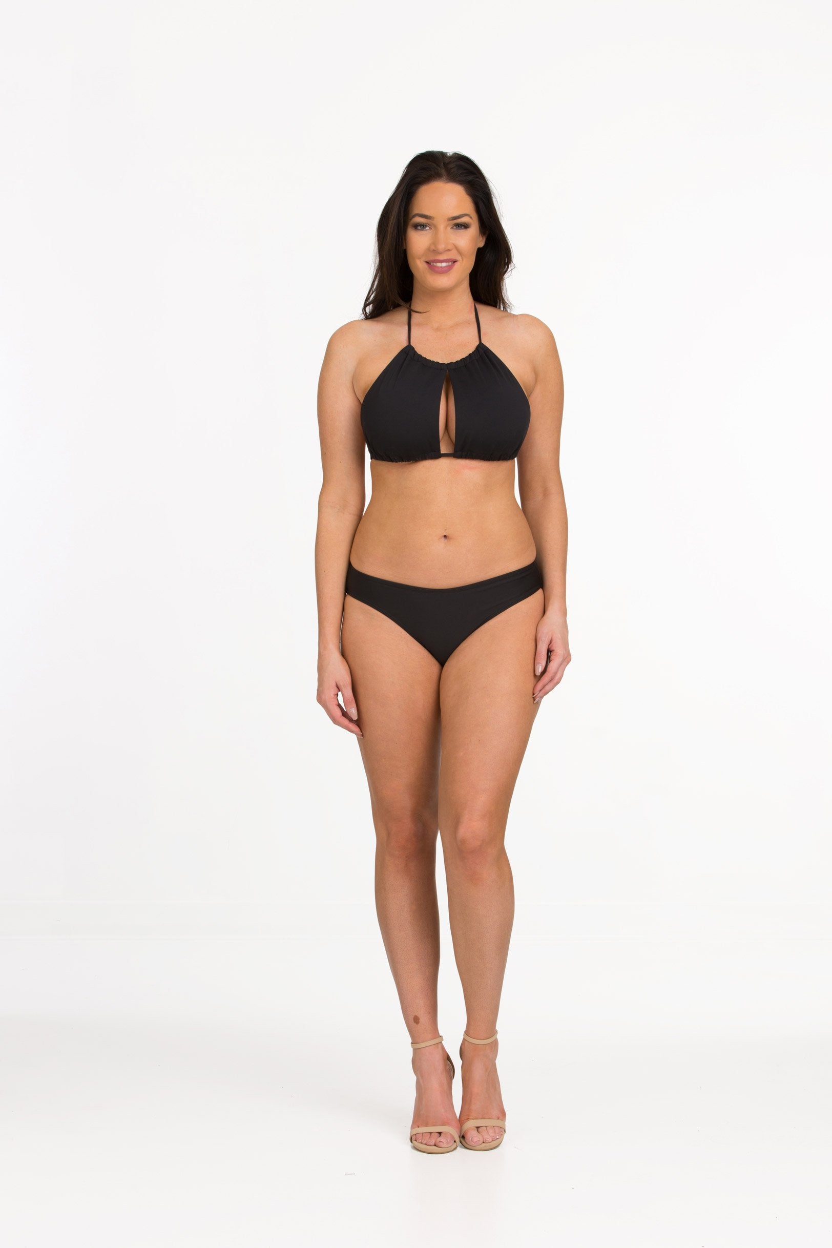 Split Front Halter with Neck and Back Ties (Style 149)
