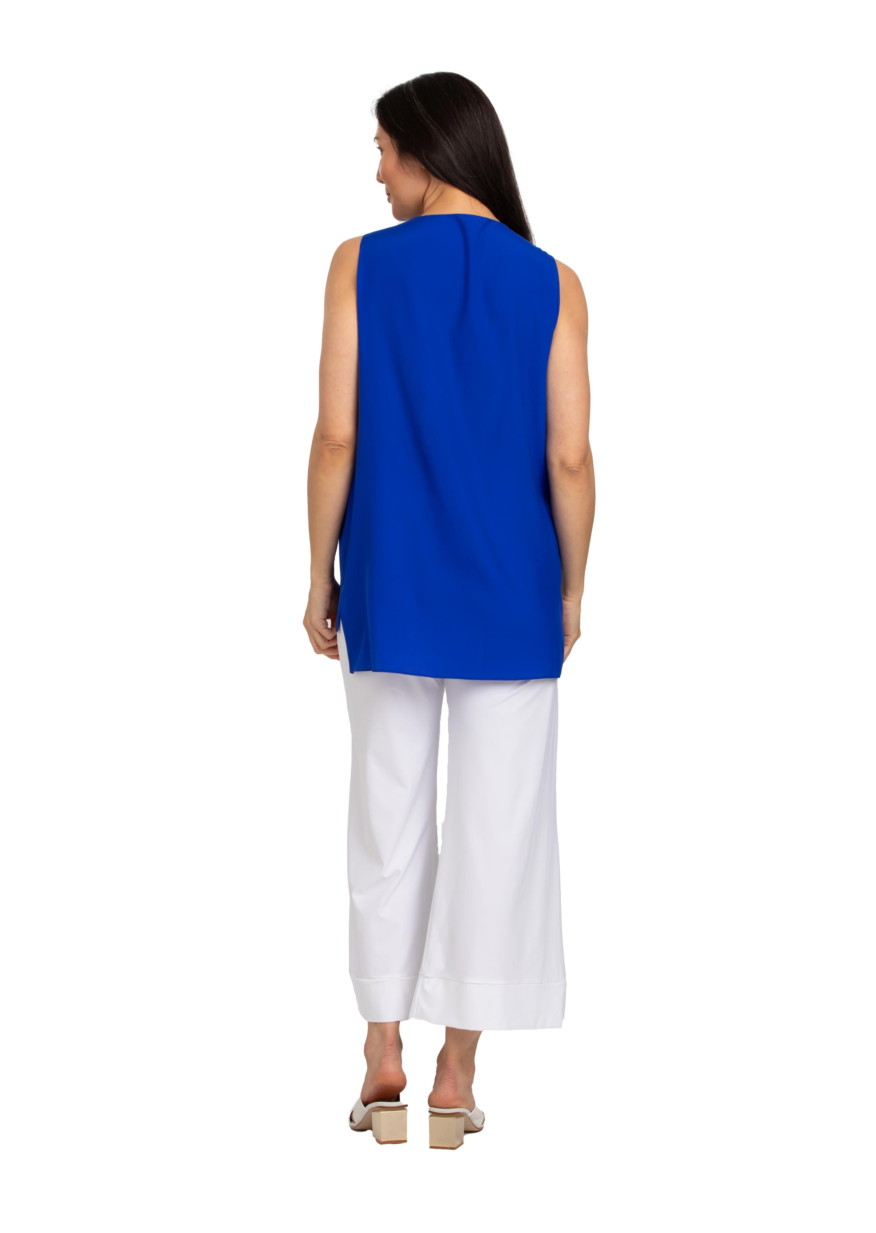 Royal Solid Silk Tank Top (611)