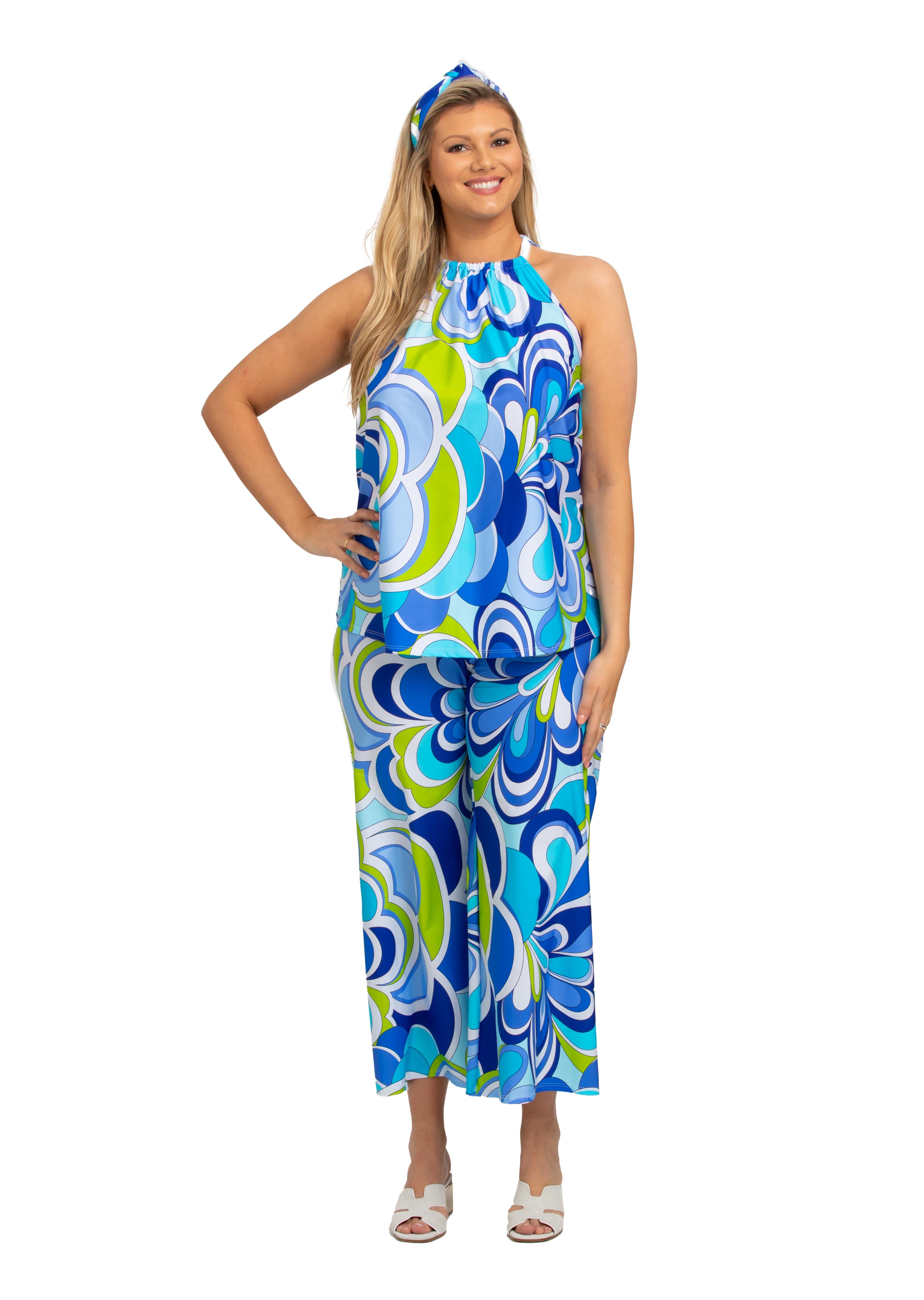 Vietri Sul Mare Ankle Palazzo Pant (VM-651)