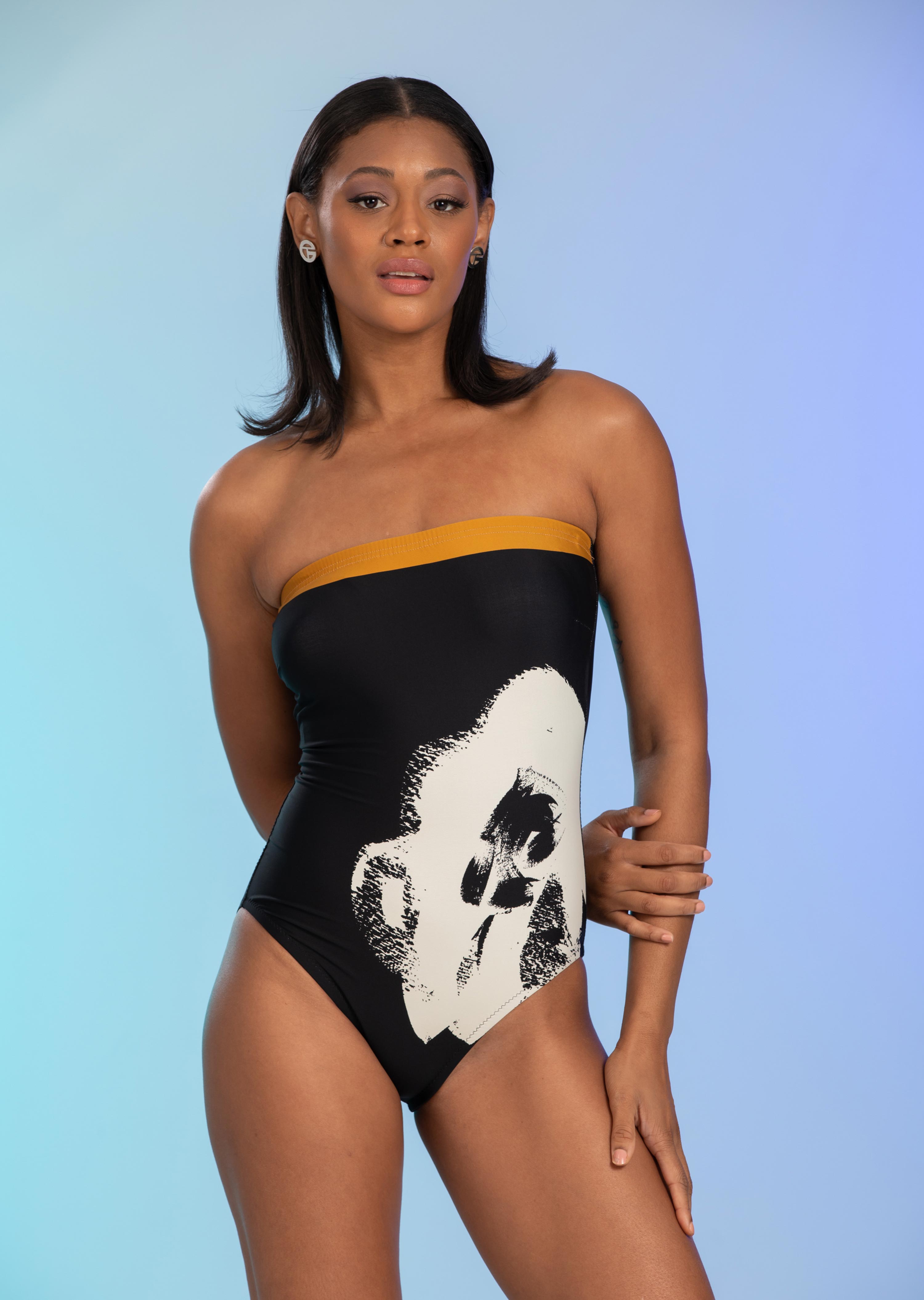 Bologna Strapless Bandeau One Piece Suit