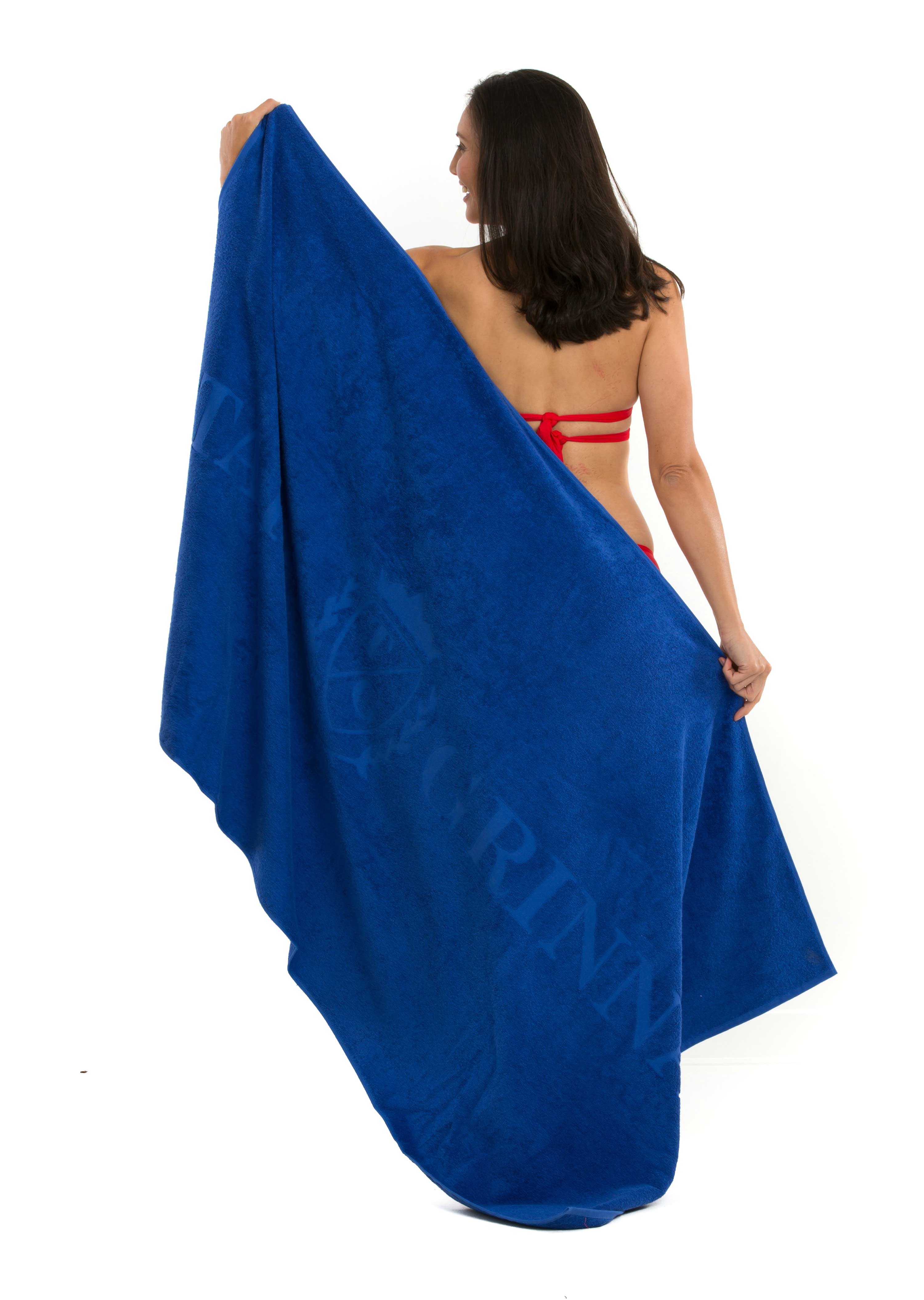 Lux Tara Grinna Giant Logo Beach Or Pool Towel