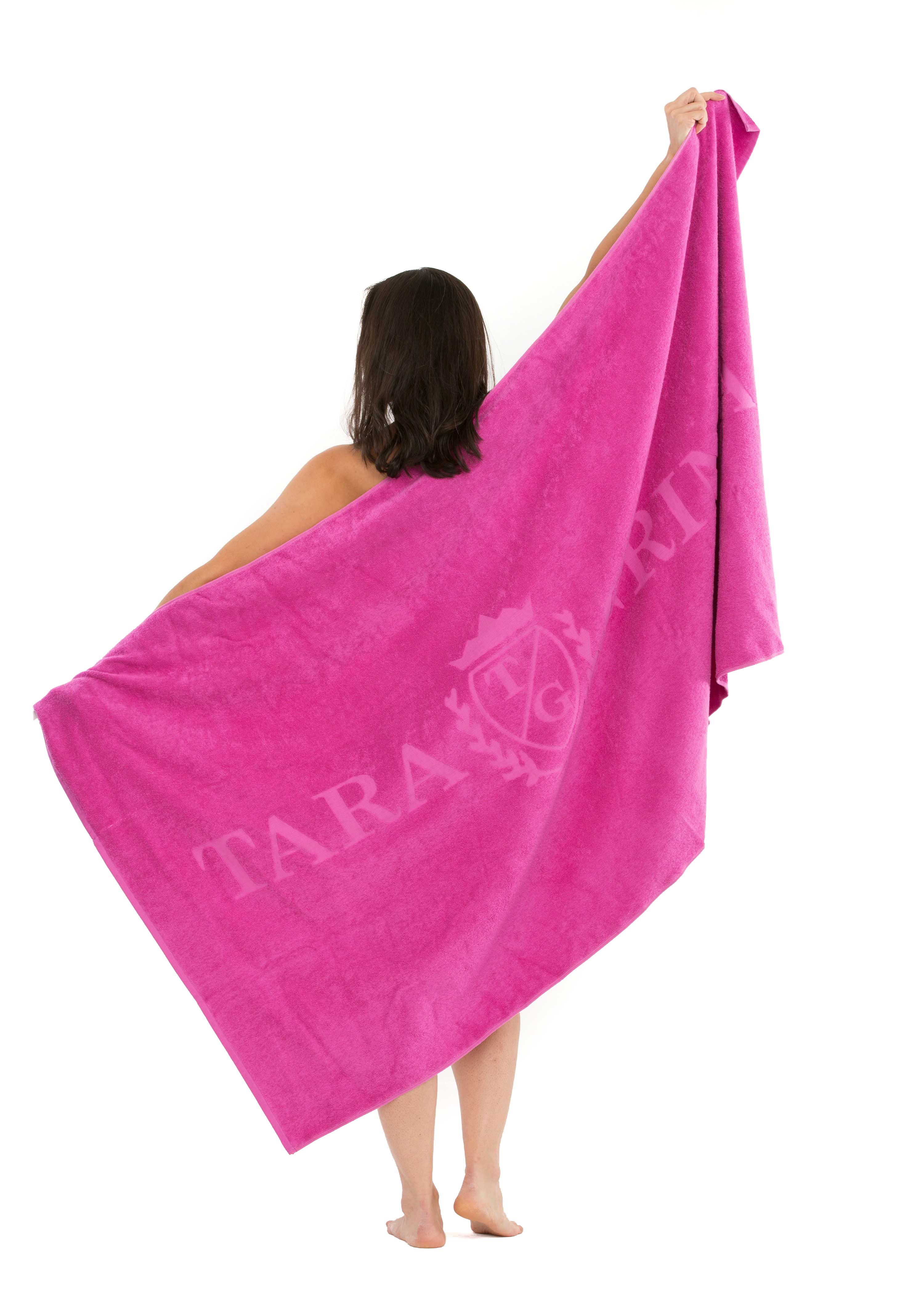 Lux Tara Grinna Giant Logo Beach Or Pool Towel