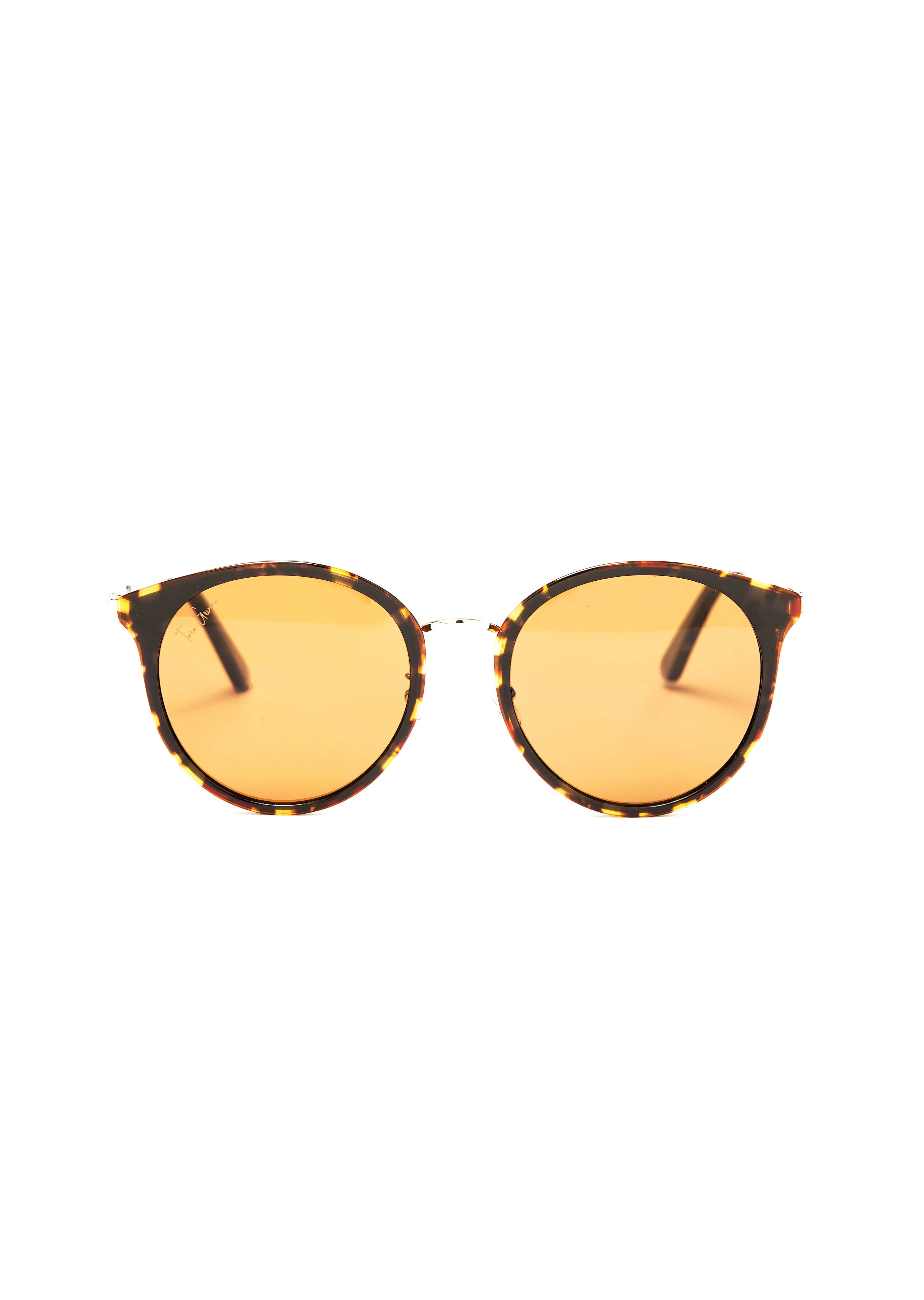 Modern Round Cateye Polarized Sunglasses (style M1808-C2)