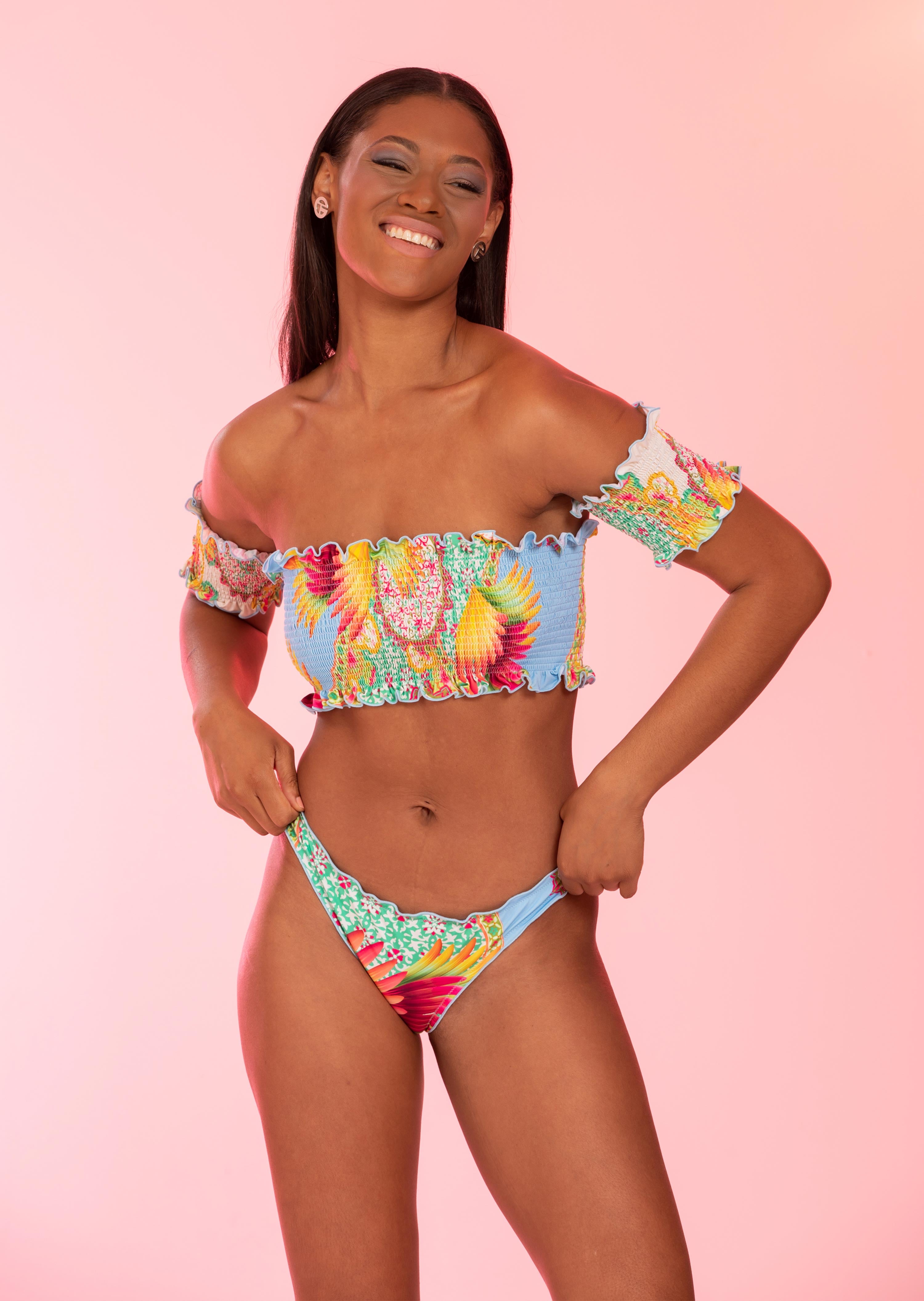 Marseille Curled Edge Bikini Bottom (Style-285)