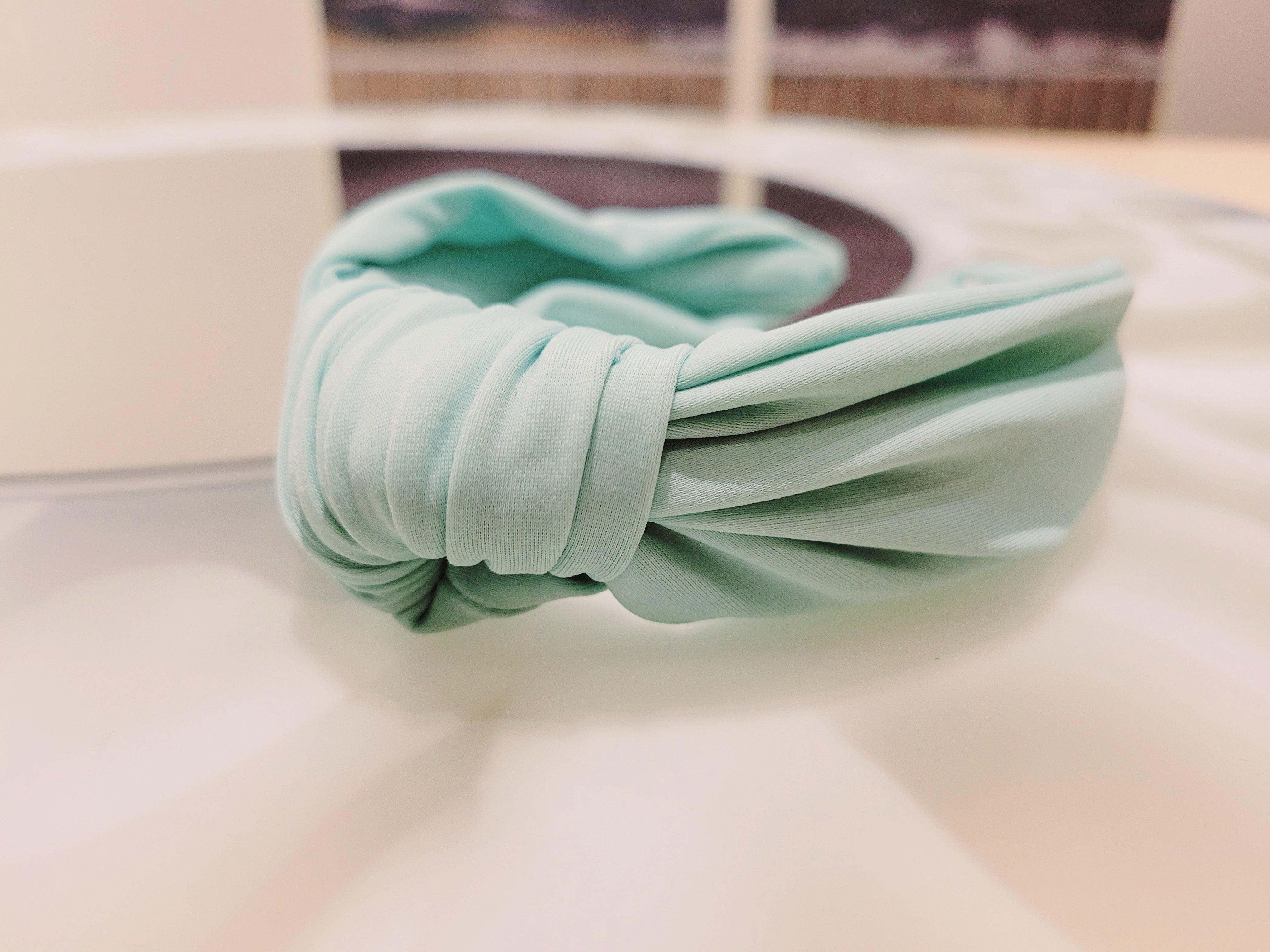 Mint Top Knot Headband (599)