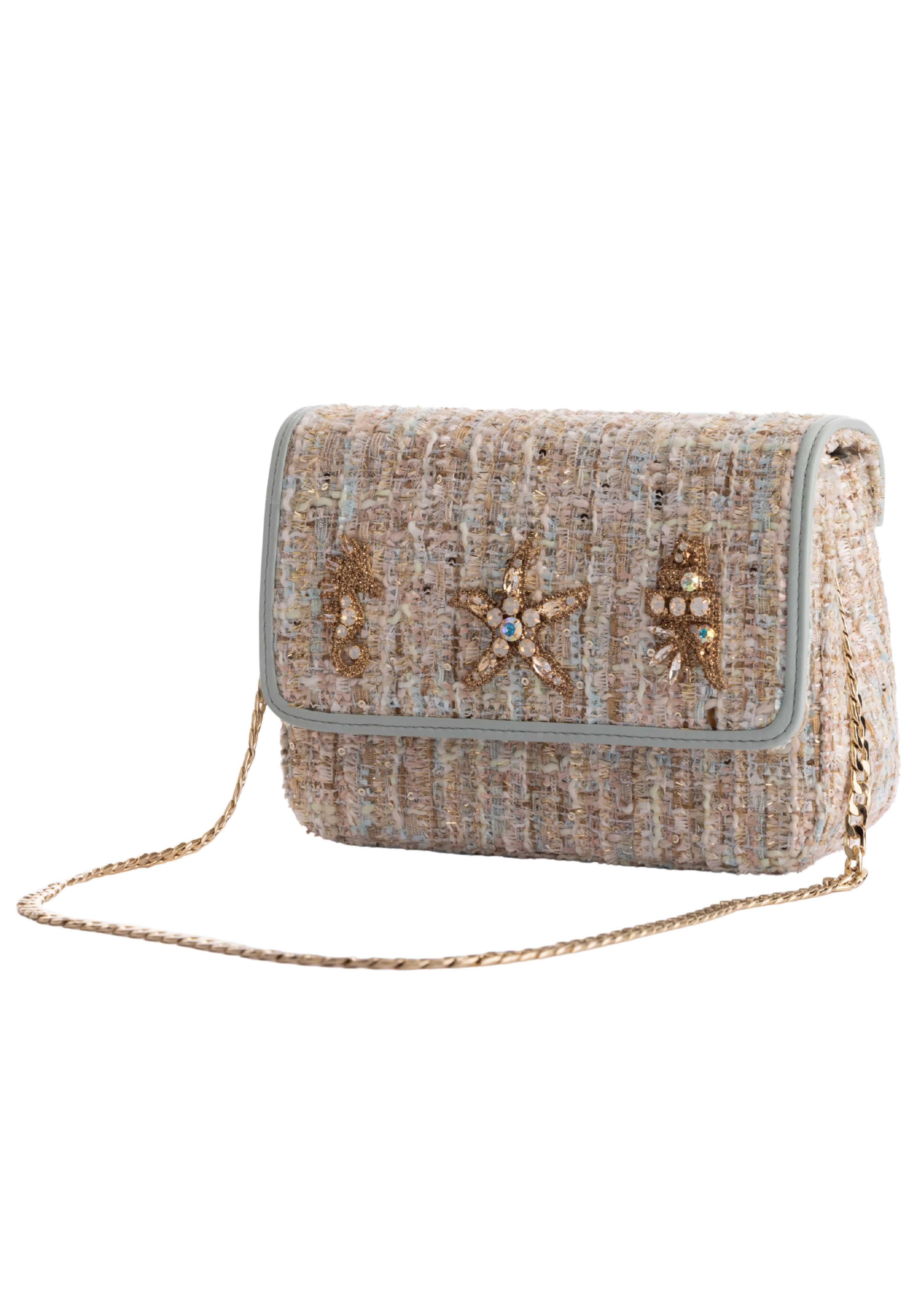 Arista Bag with Sea Crystal Accents (81102)