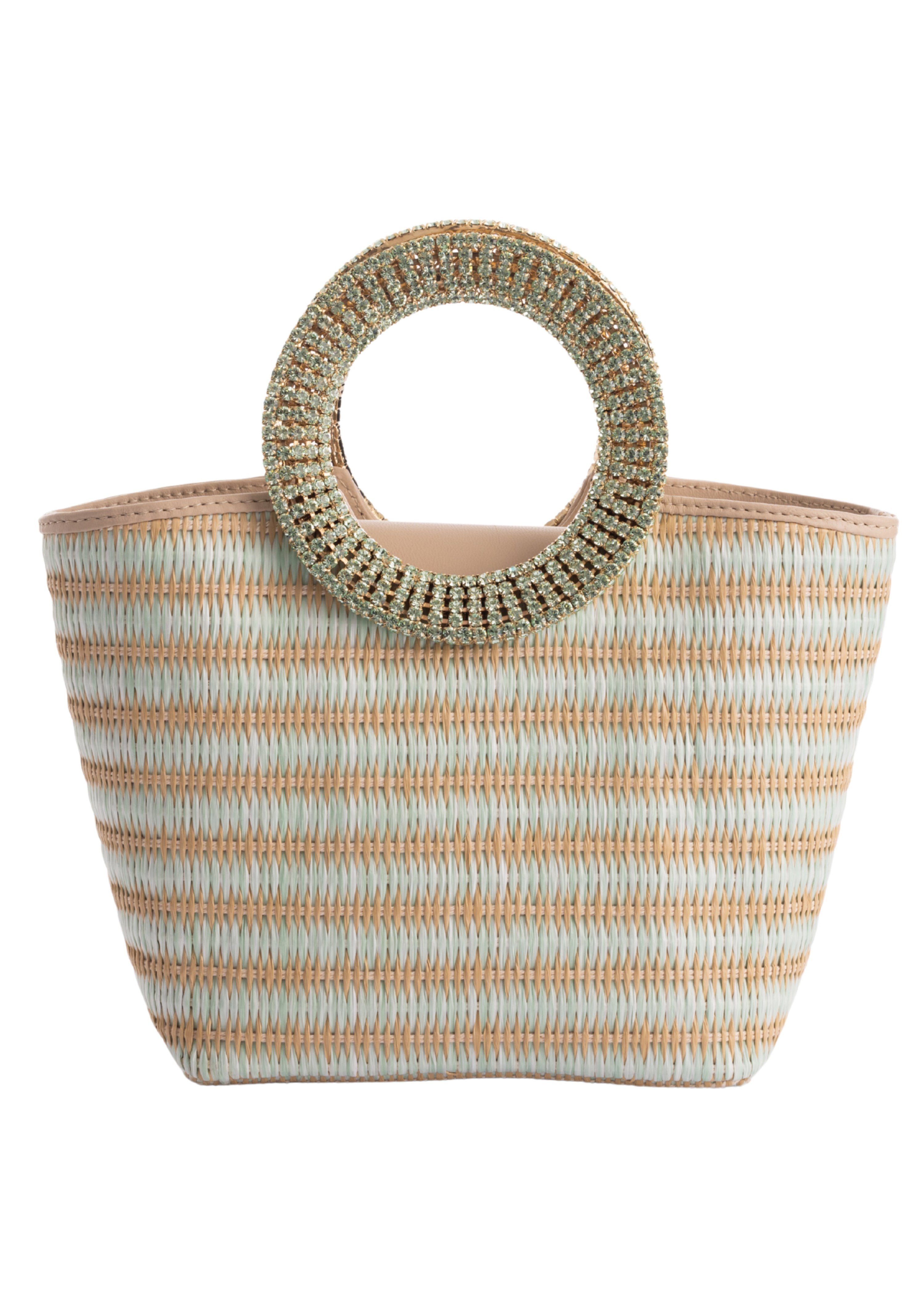 Attina Bag with Crystal Handle (81101)