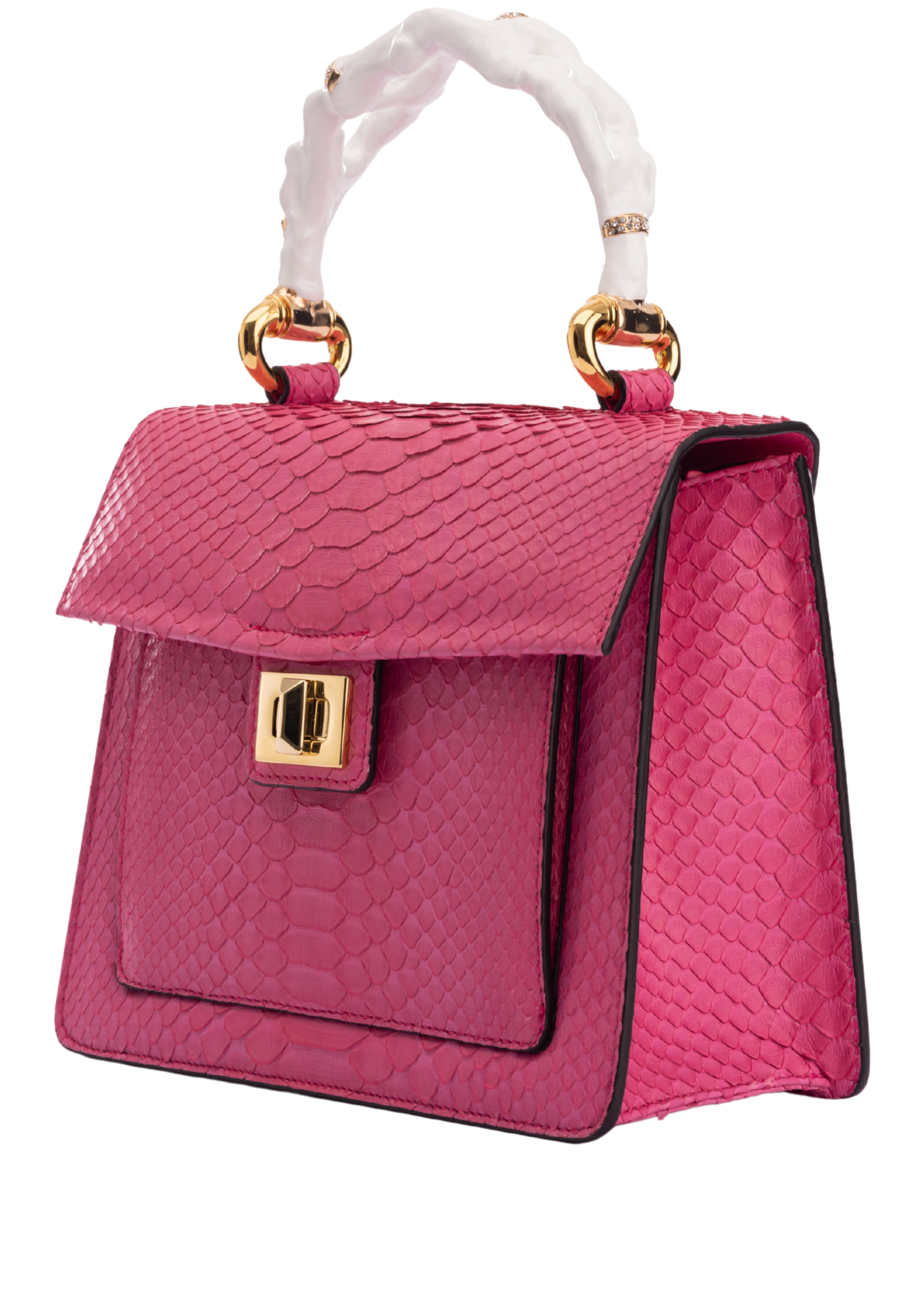 Coral Delphine Top Handle Handbag (8197)