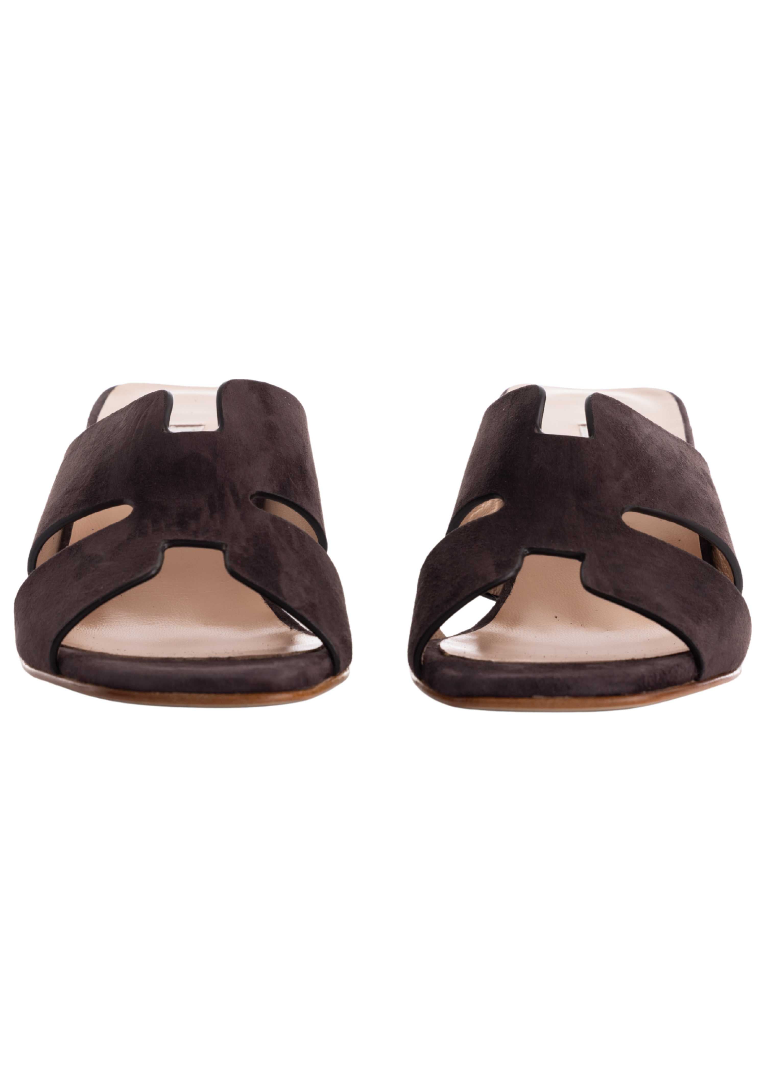The Delaney Vamp in Espresso Suede