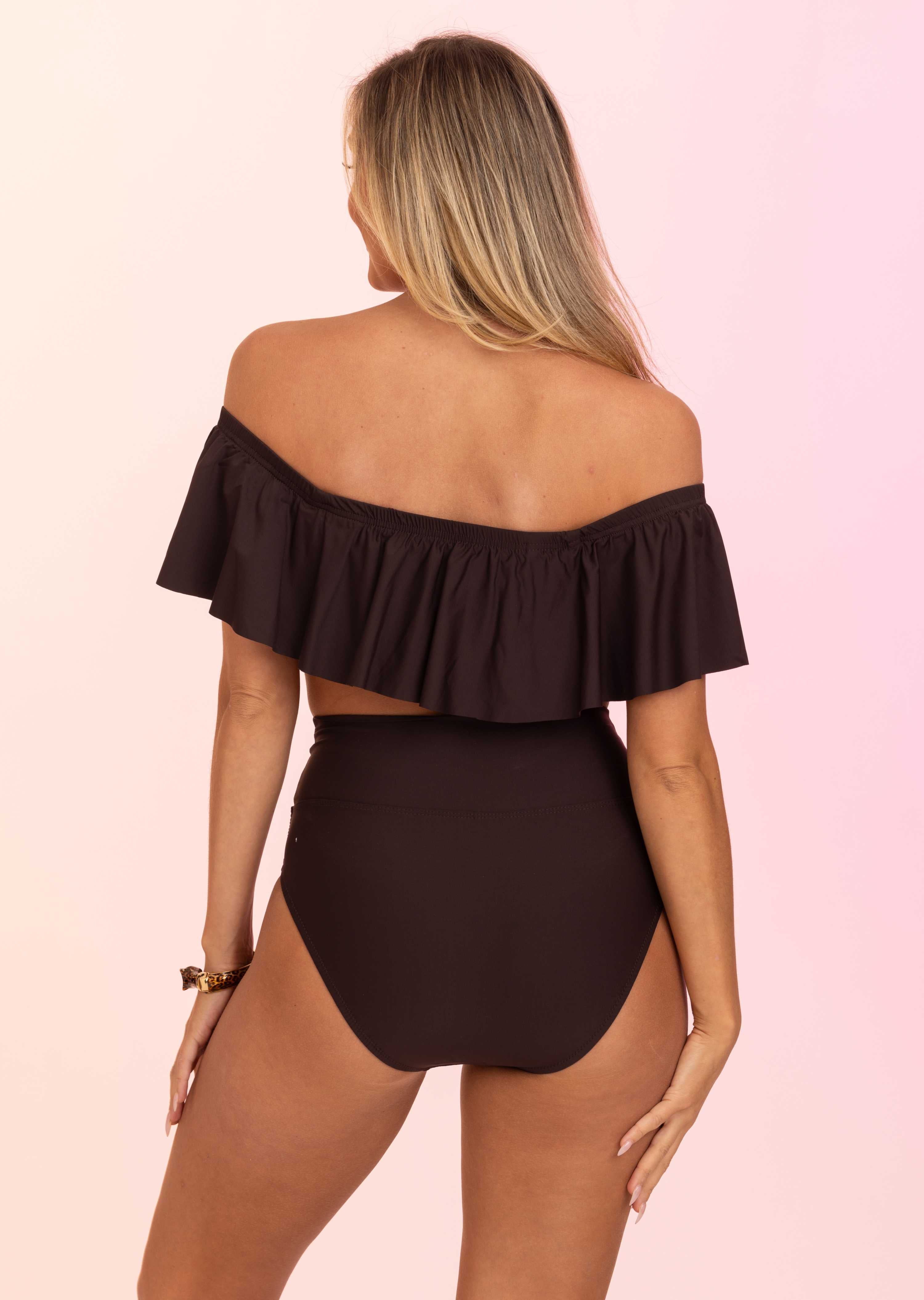 Off Shoulder Solid Flounce (Style 125)