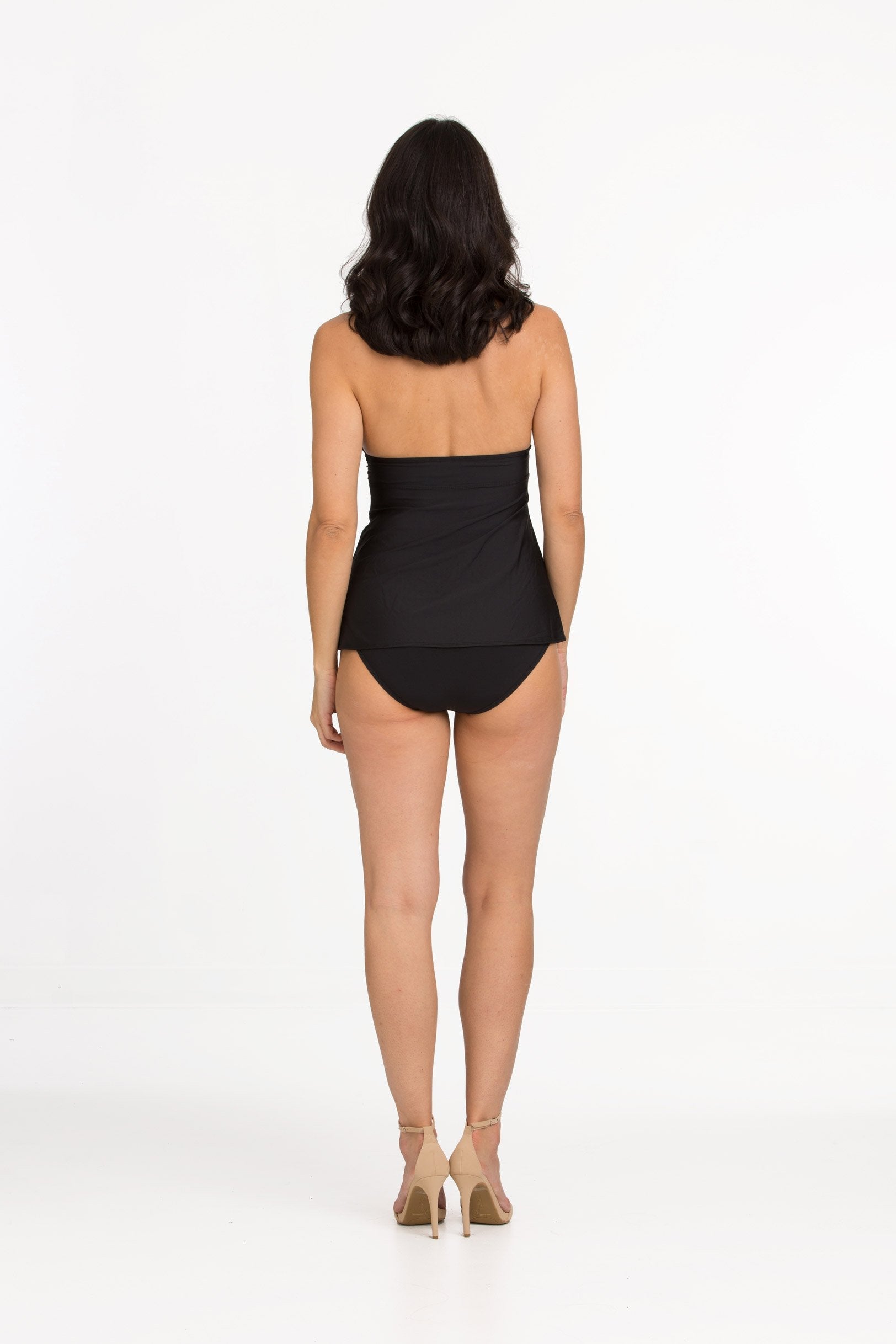 Black Halter Tankini (Style 130)