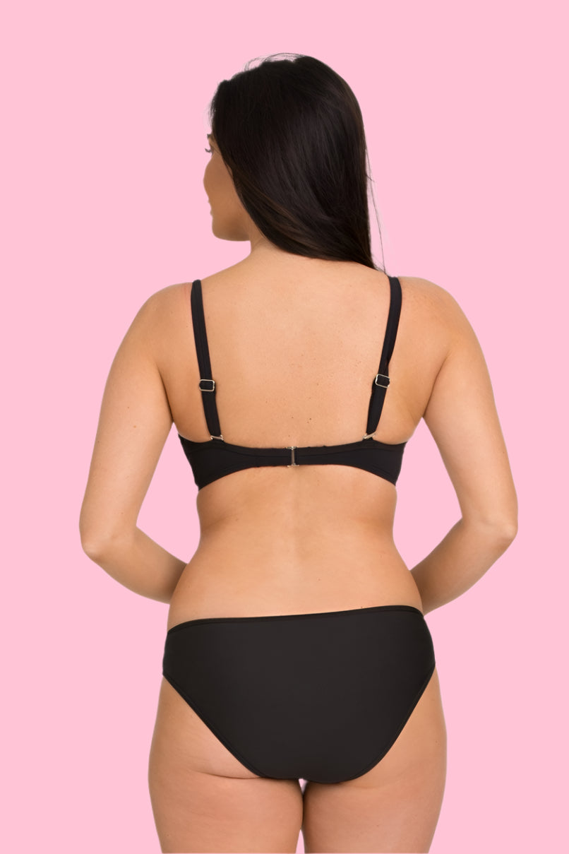 Black Solid Hipster Bottom (Style 206)