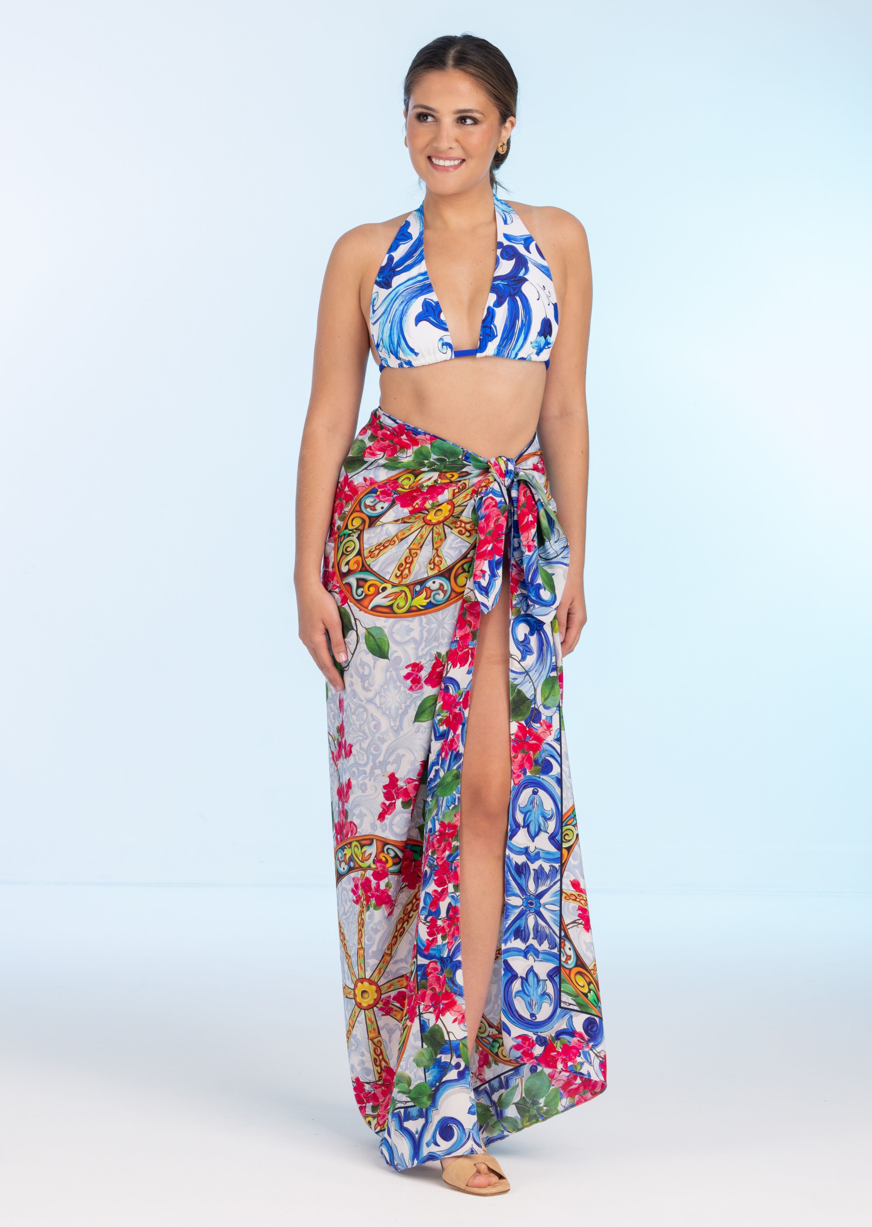 Genova Full Panel Pareo Cover Up (GN-406)