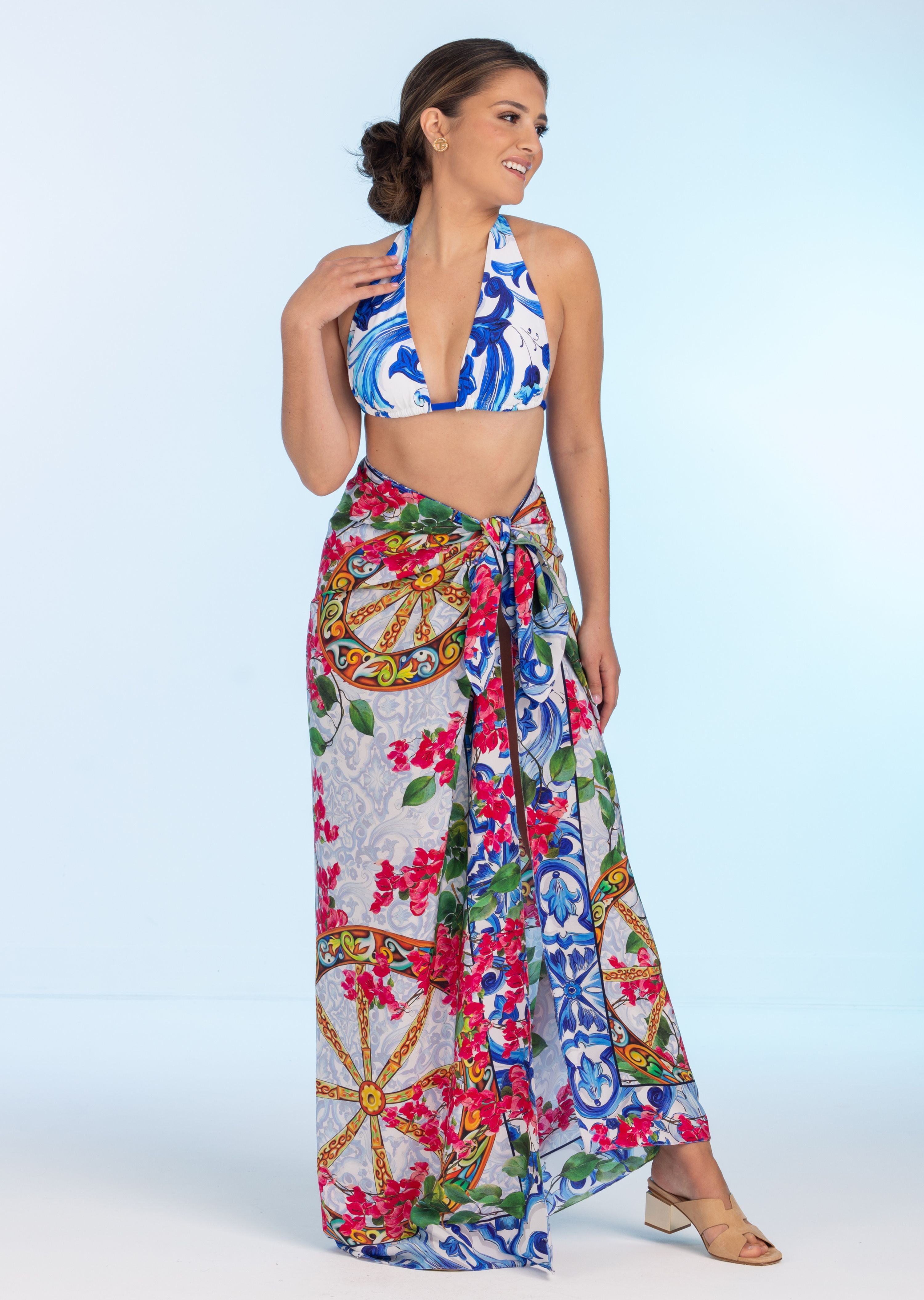 Genova Full Panel Pareo Cover Up (GN-406)