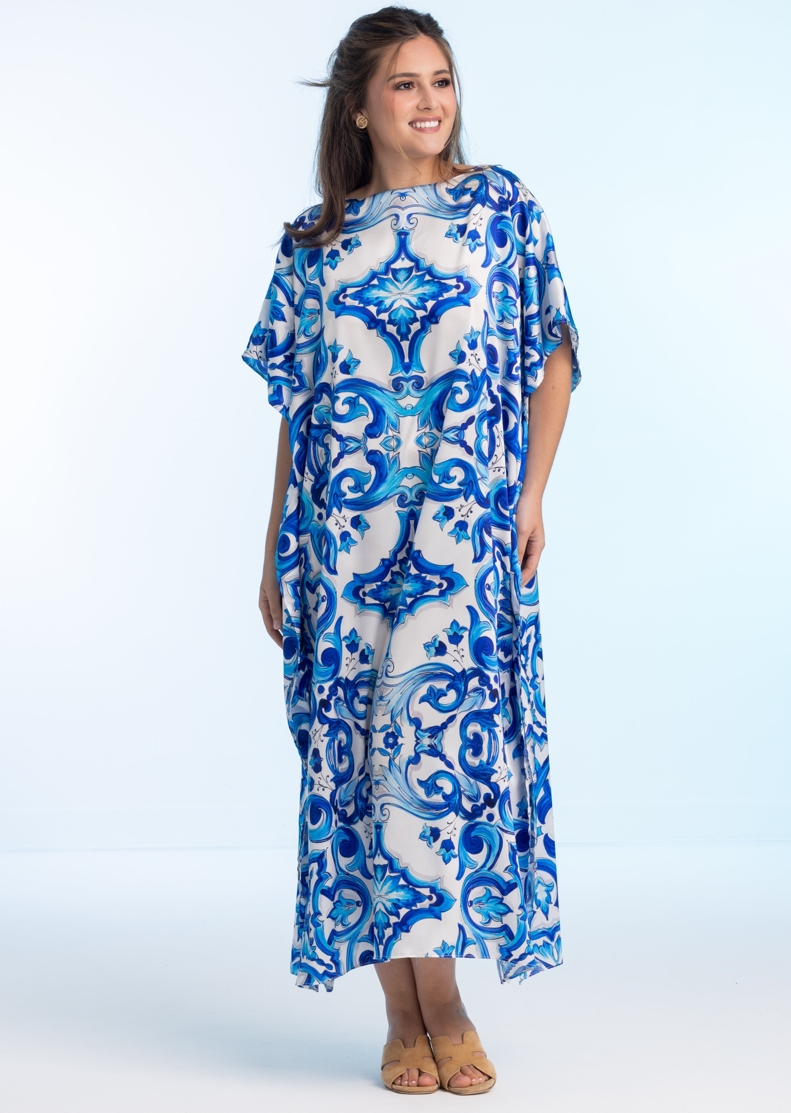 Genova Long Kaftan (GN-660BL)
