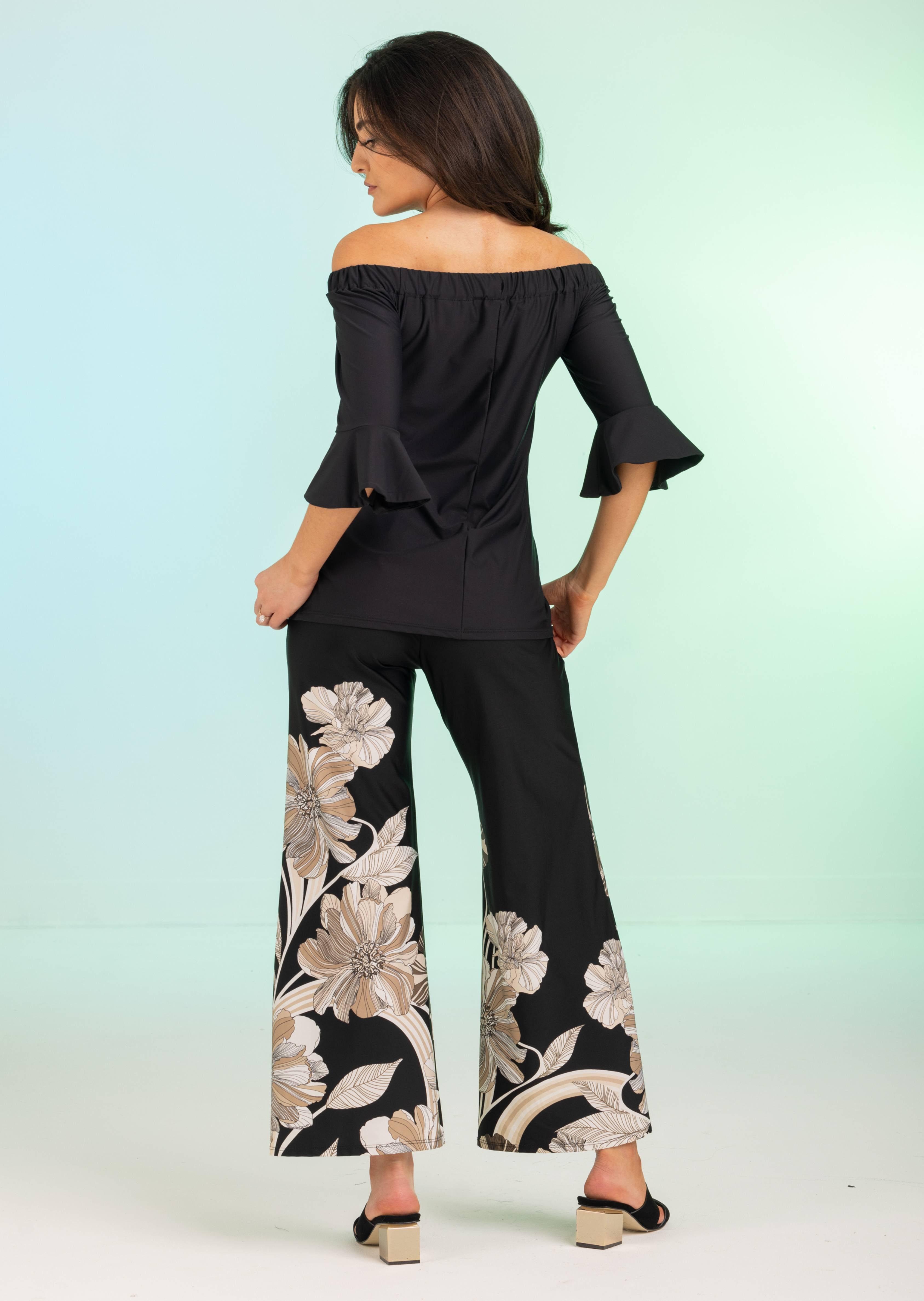 Lyon Ankle Palazzo Pant without Cuff (LN-651)