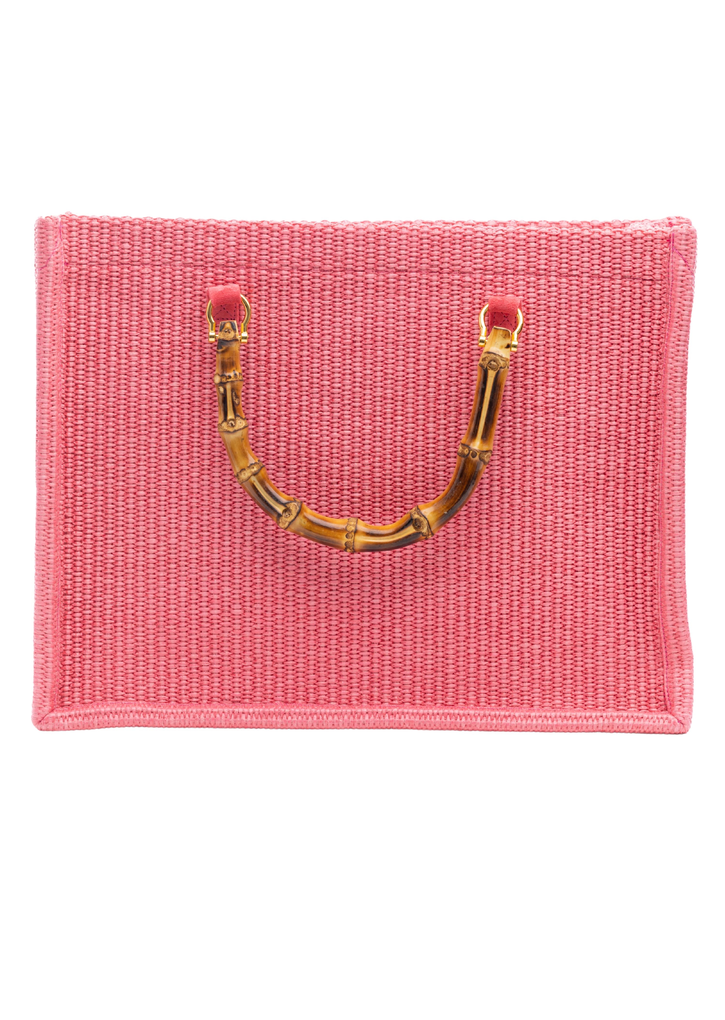 Tara Grinna Bamboo Handle Tote (8196)