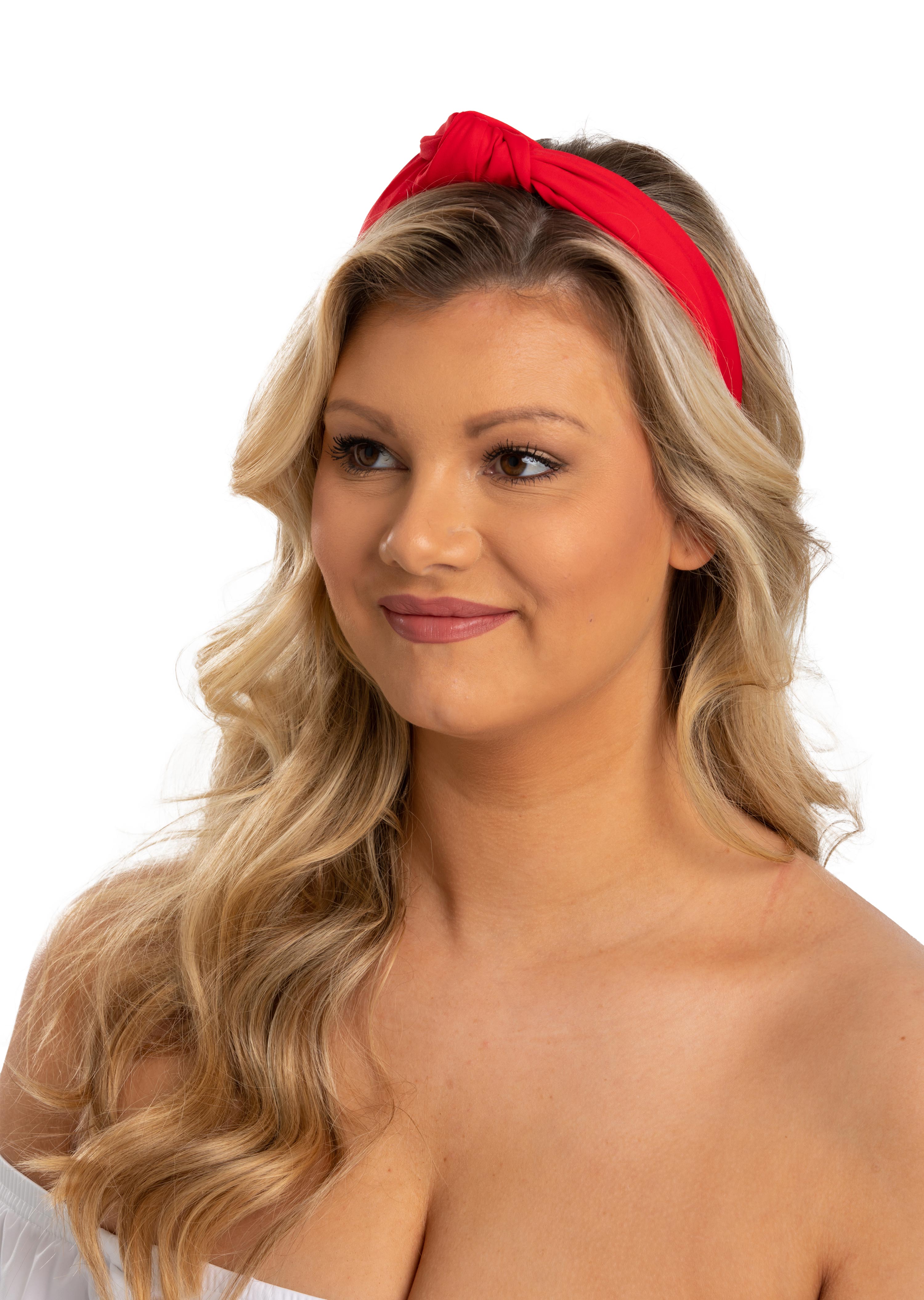 Red Top Knot Headband (599)