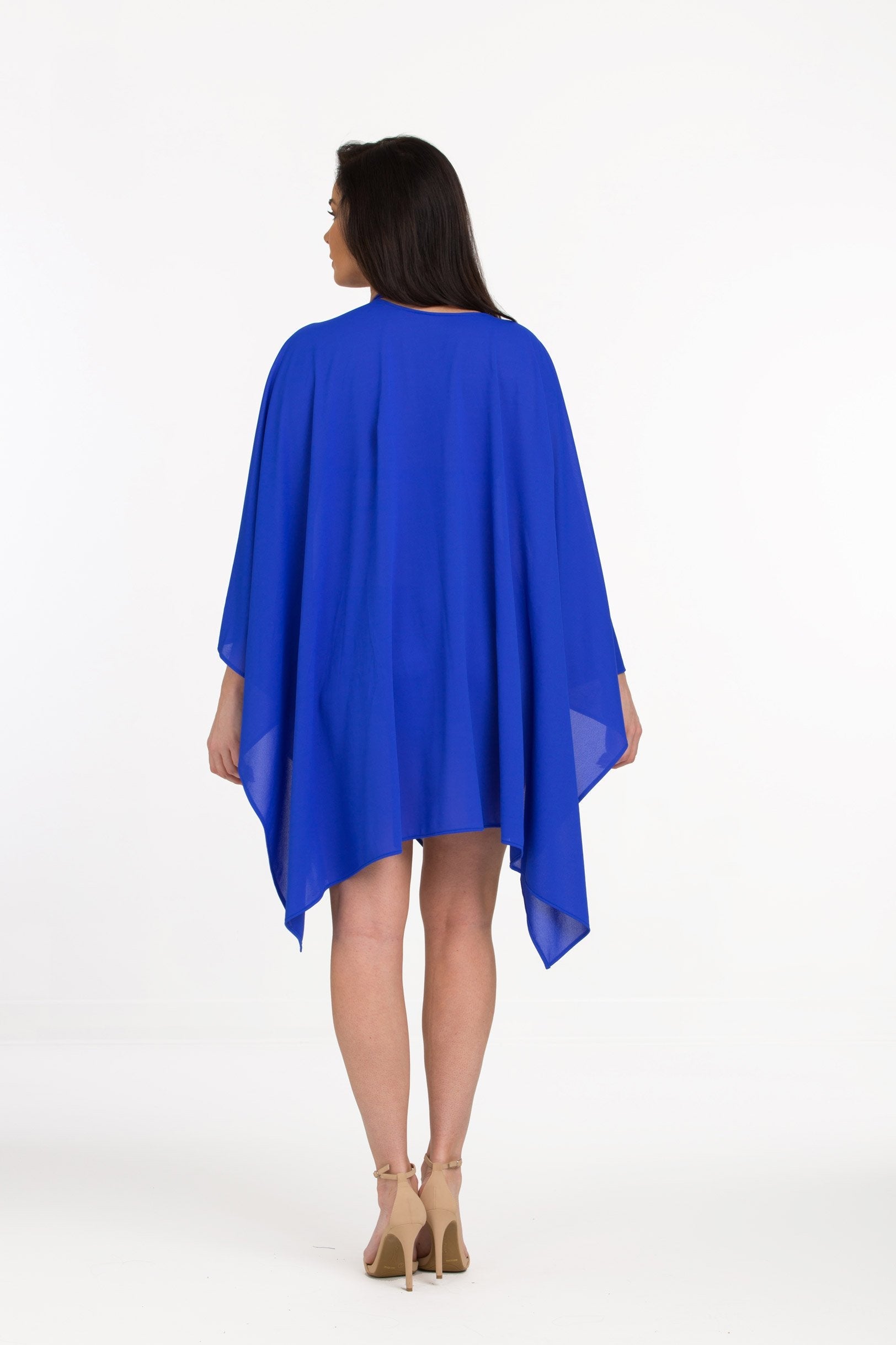 Royal Nylon Kaftan with Front Tie (466)
