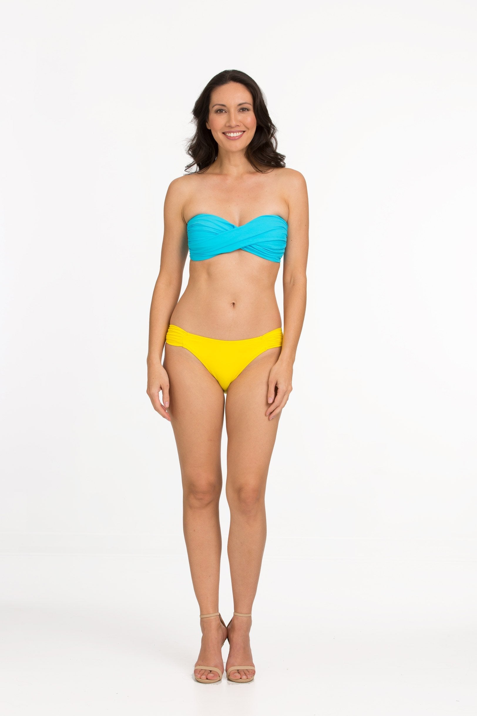 Sunburst Solid Soft Tab-Side Bikini Bottom (258)